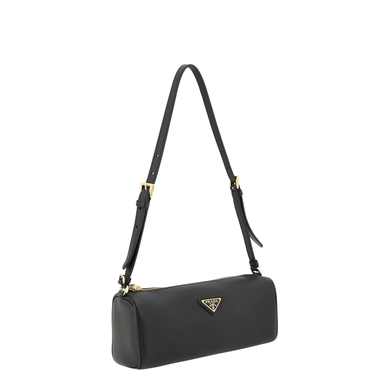 Mini Soft Grain Shoulder Bag - Black - Image 3