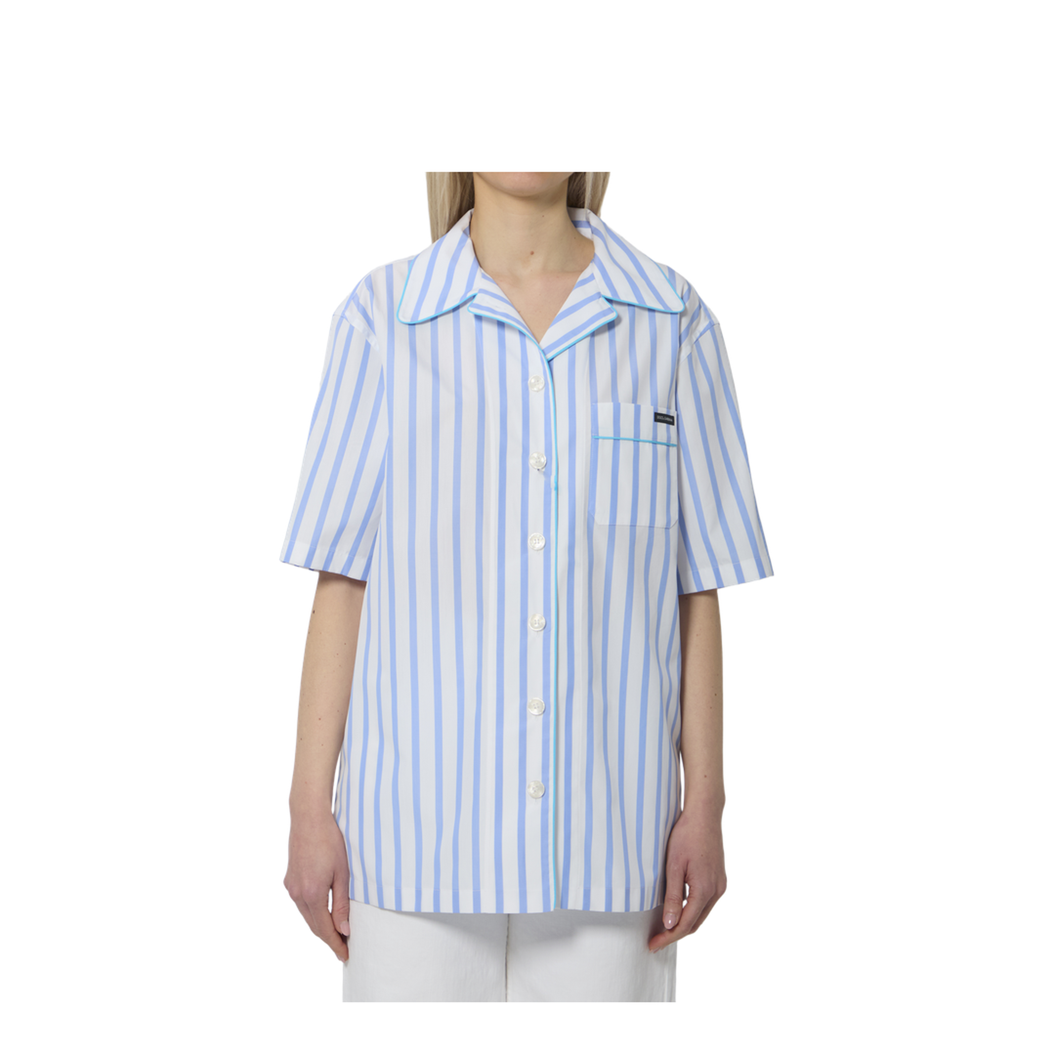 Striped Poplin Shirt - Image 1