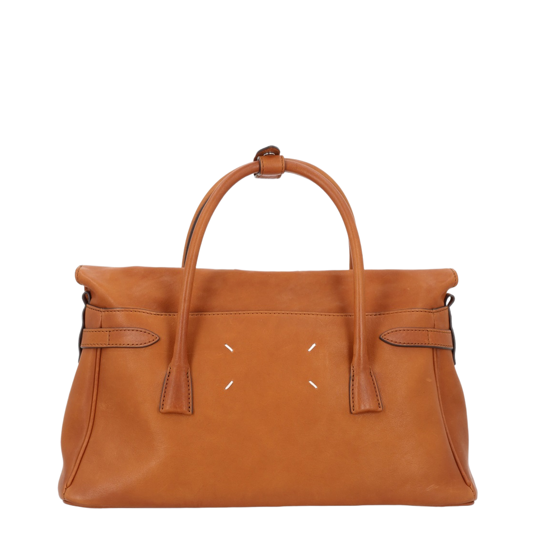 5AC Medium Goatskin Handbag - Vintage Cognac - Image 3