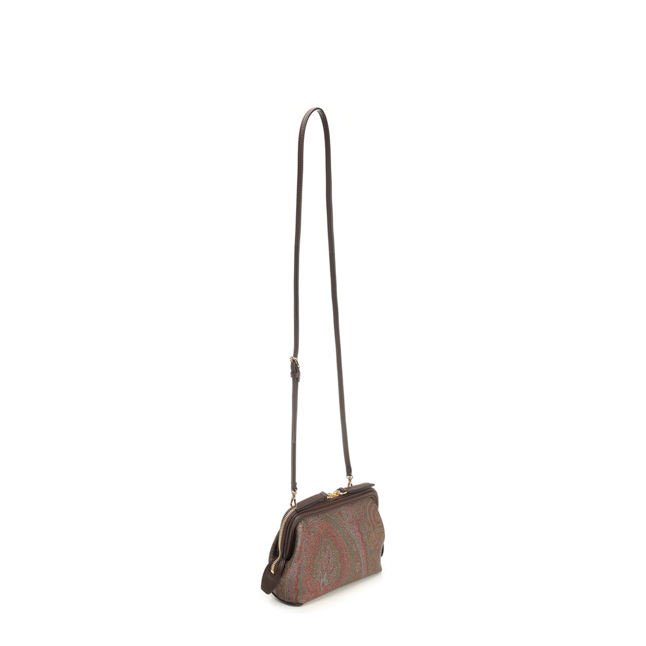 Arnica Cotton Jacquard Clutch - Brown - Image 2