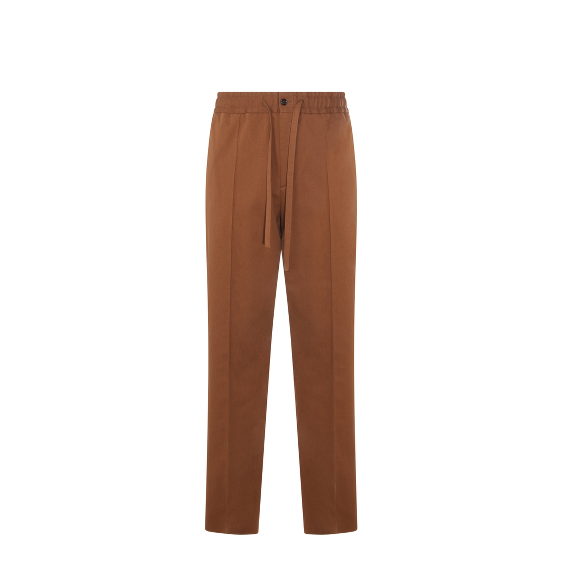 Men's Drawstring Pants Brown - Image 1