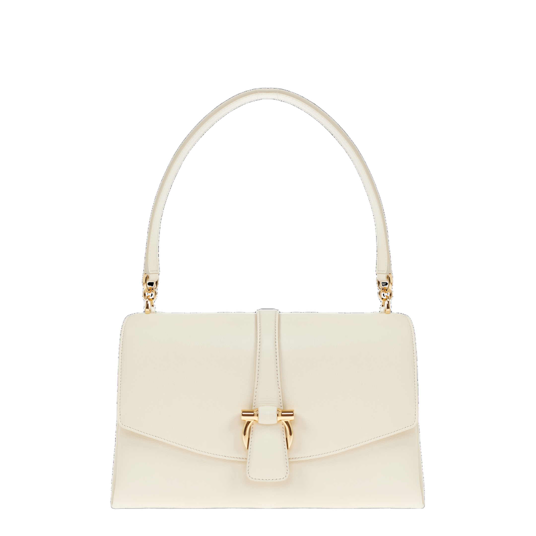 Front Flap Shoulder Bag - Mascarpone - Image 1