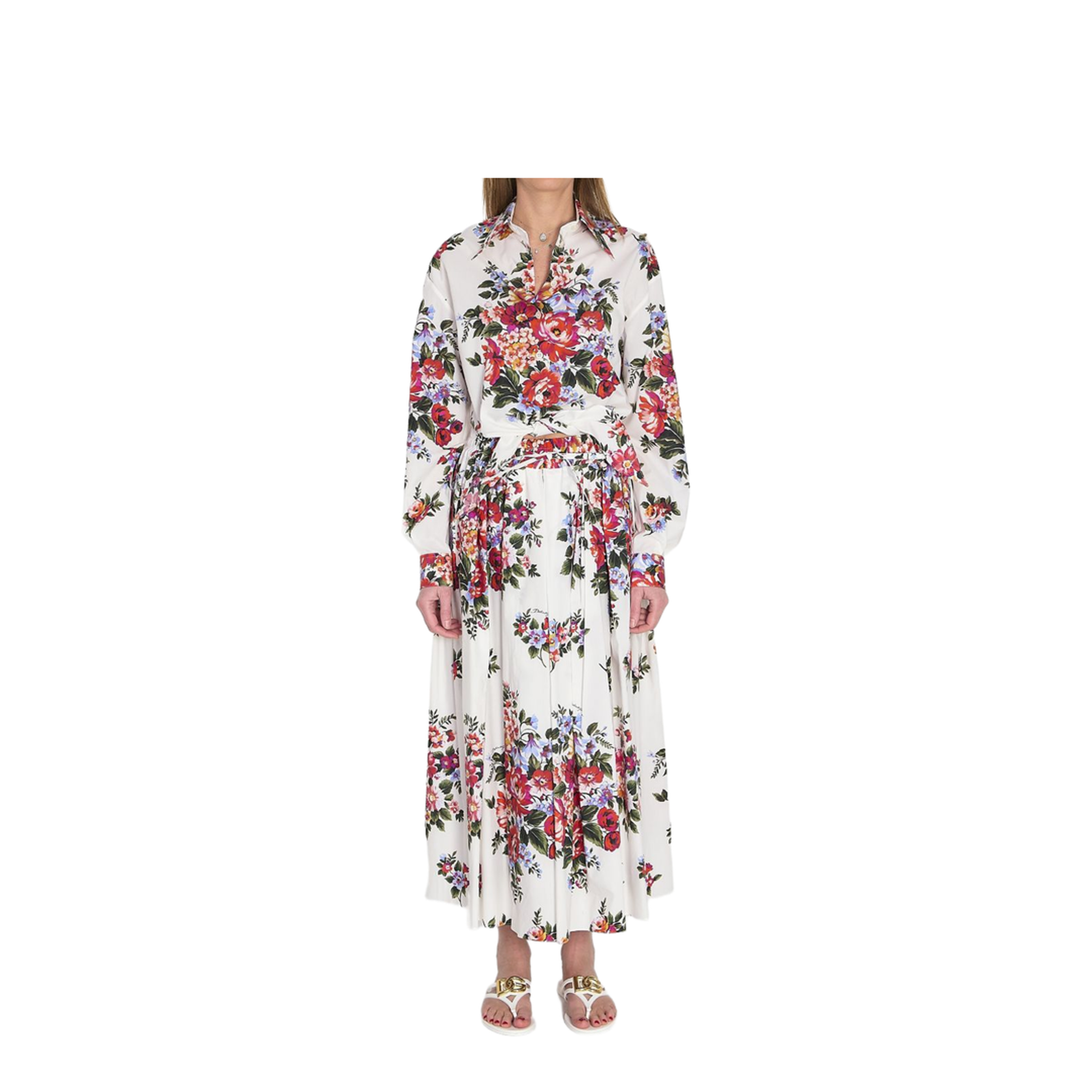 Floral Print Crop Shirt - Image 5