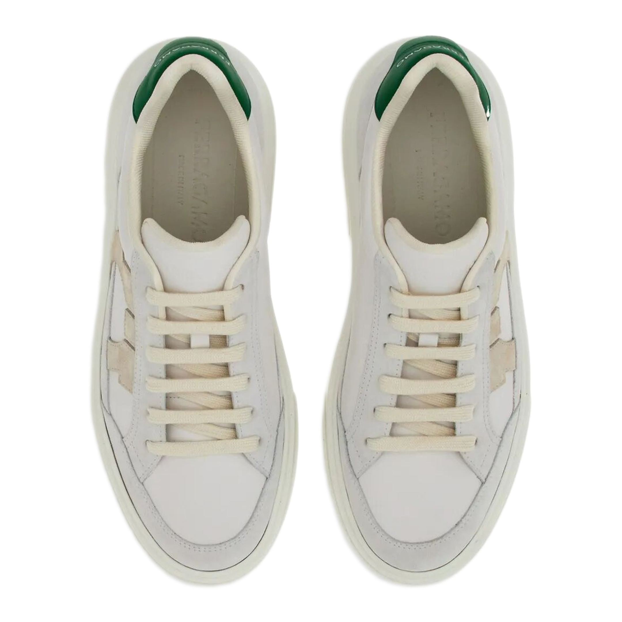 Leather Sneakers with Gancini Patch - Image 4