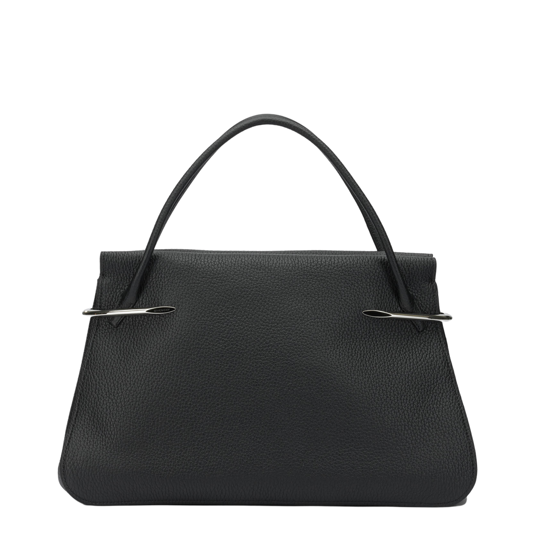 Pinch Large Calfskin Shoulder Bag - Black - Image 3