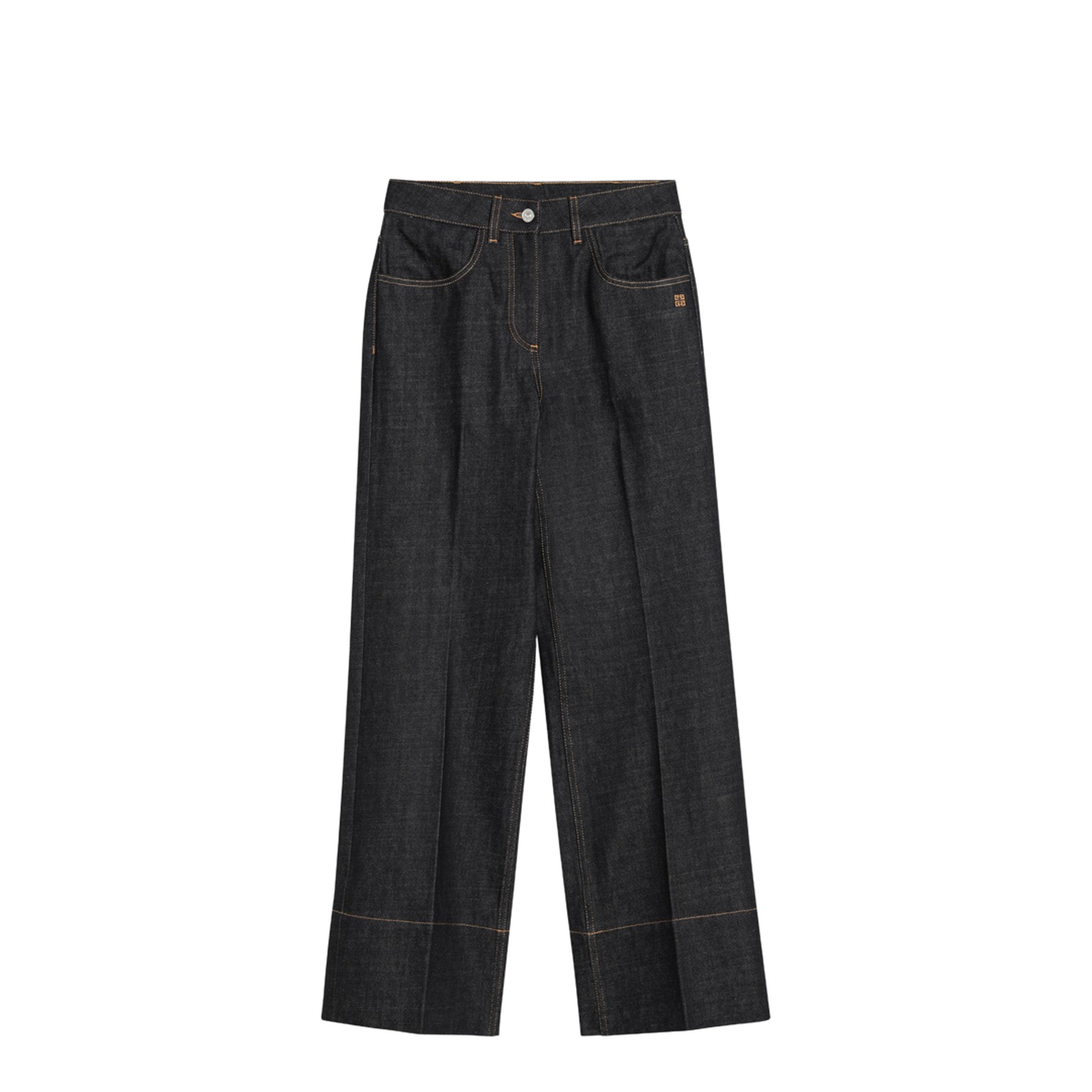 Dark Blue Denim Jeans - Image 1