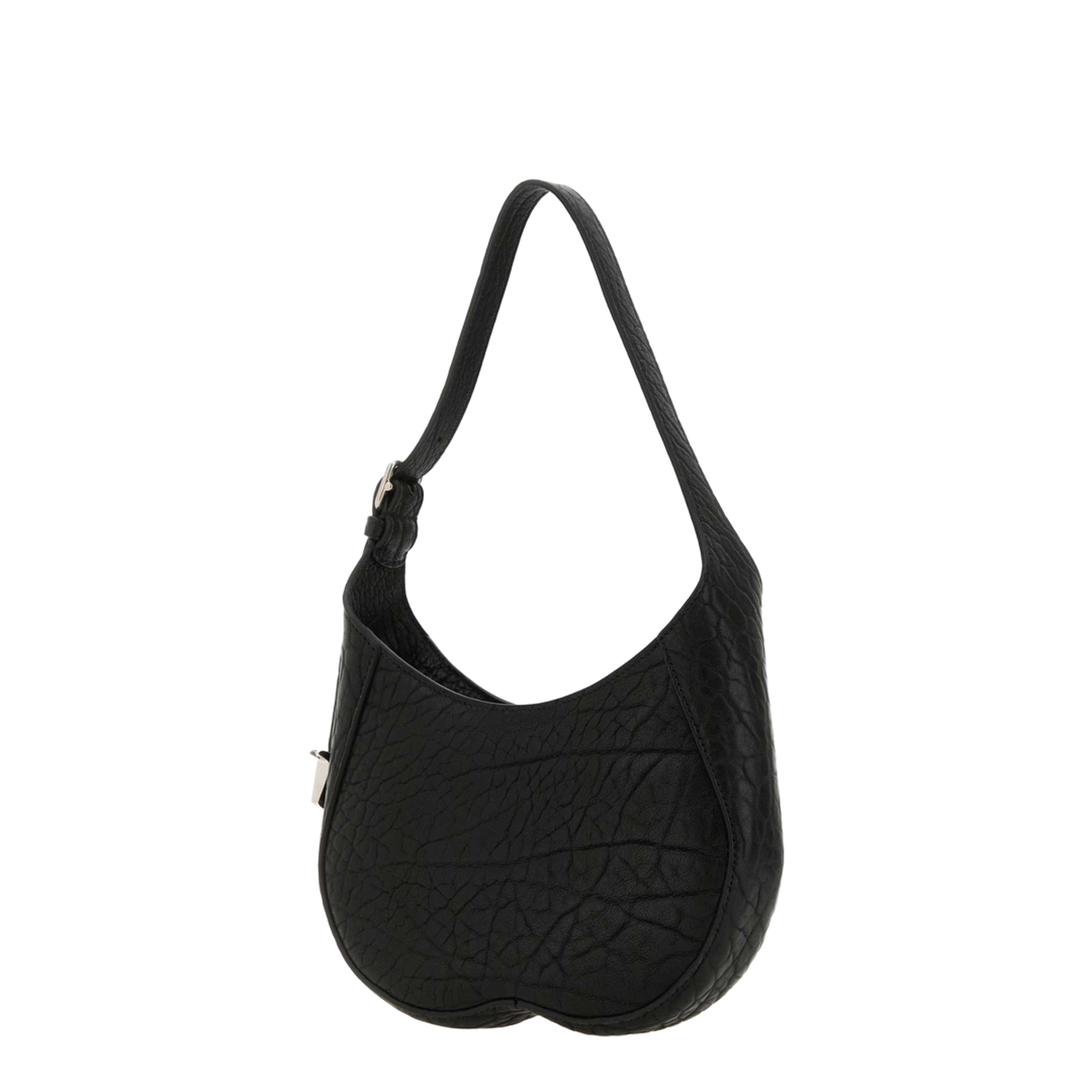 Chess Small Calf Leather Shoulder Bag - Black - Image 4