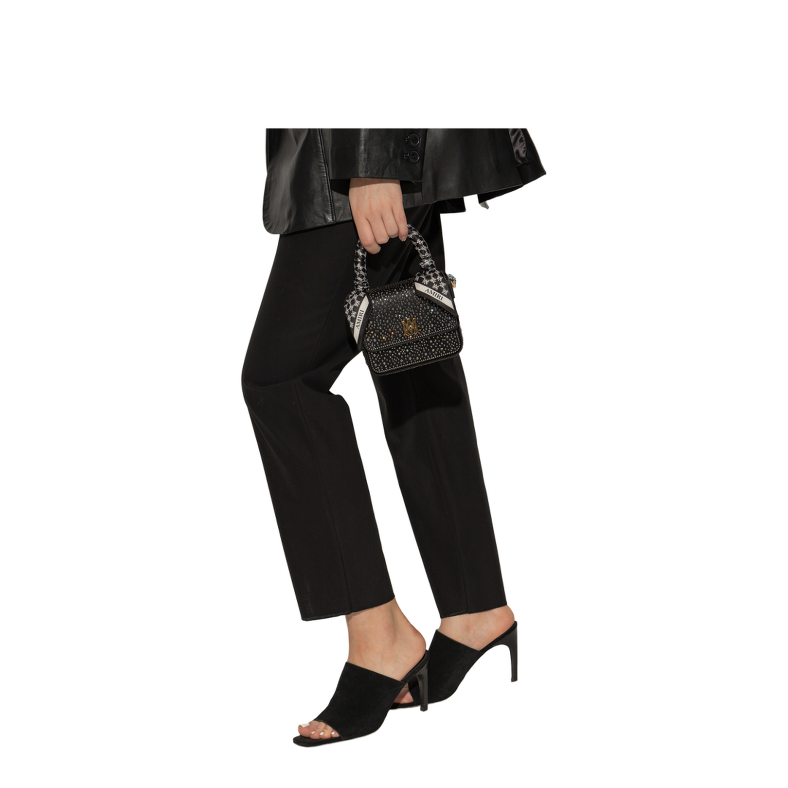 Handbag with Shimmering Crystals - Image 2