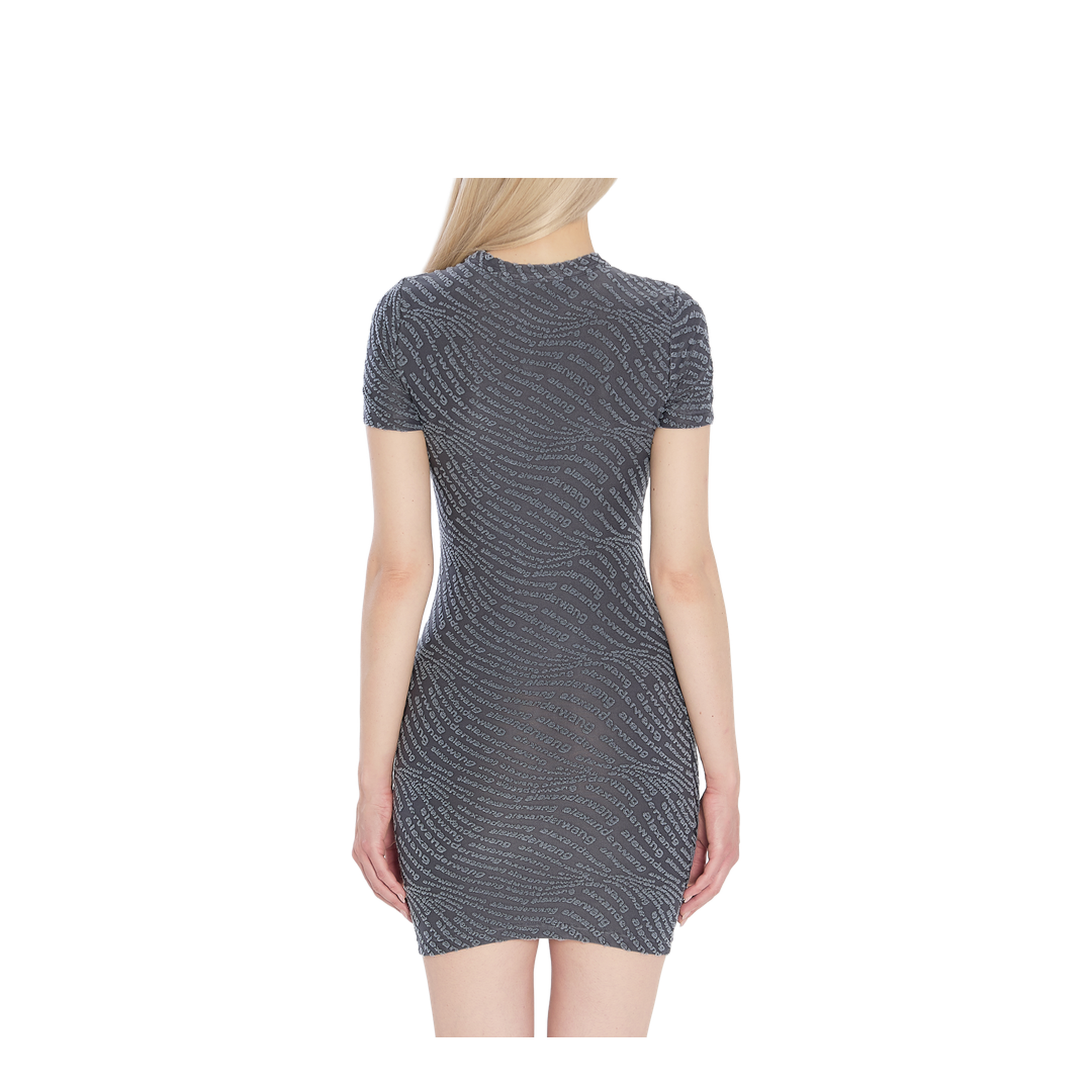Jacquard Mini Dress With Logo - Image 4