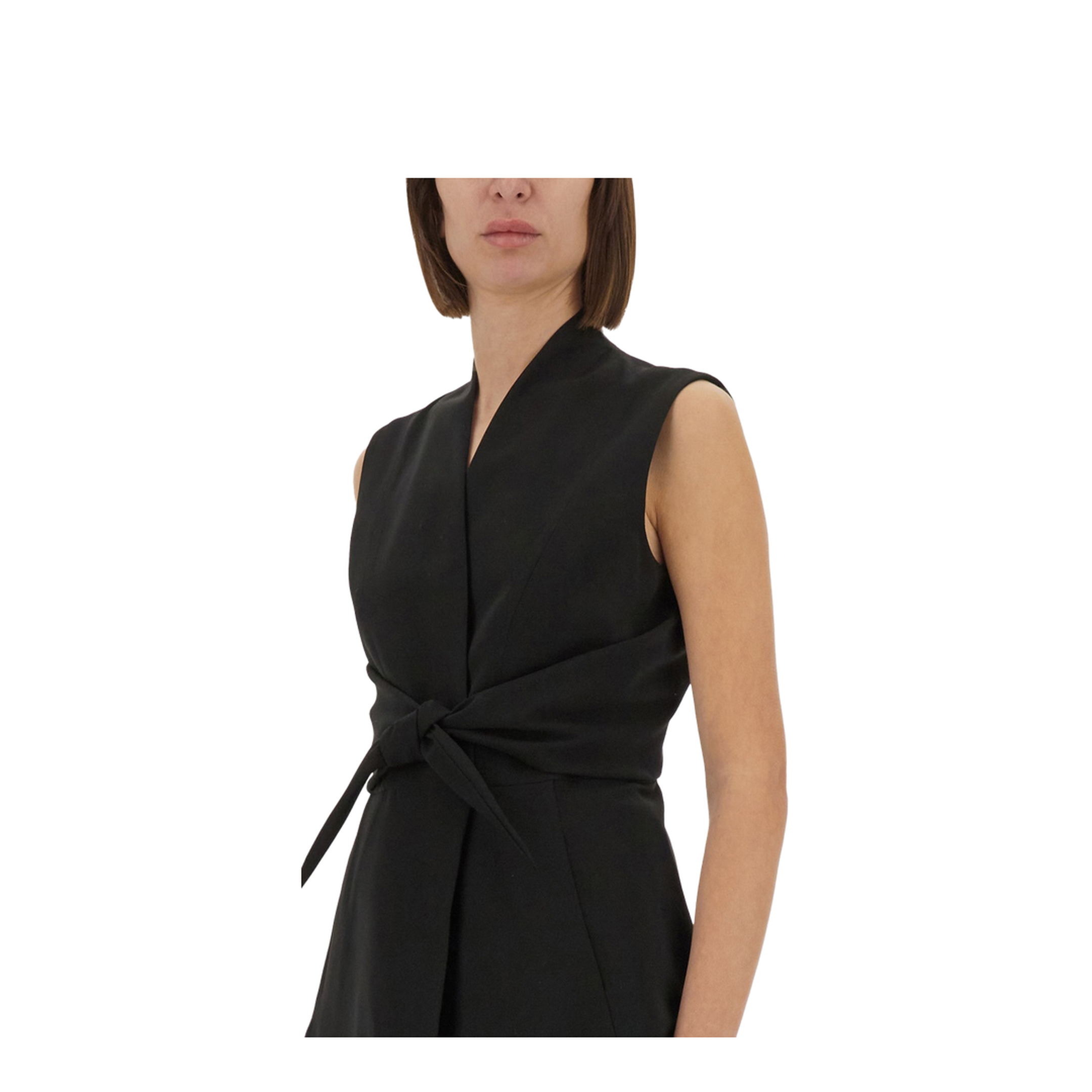Structured Sleeveless Jacket - Image 3