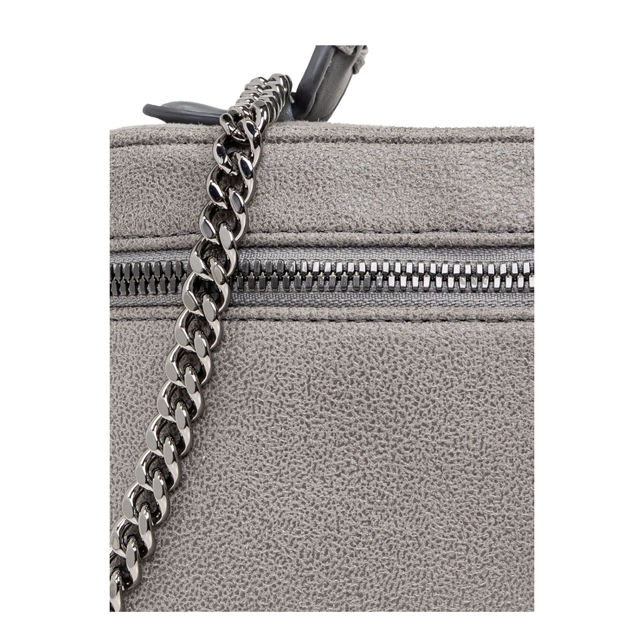 Falabella Medium Shaggy Deer Vanity Case - Ash Grey - Image 2