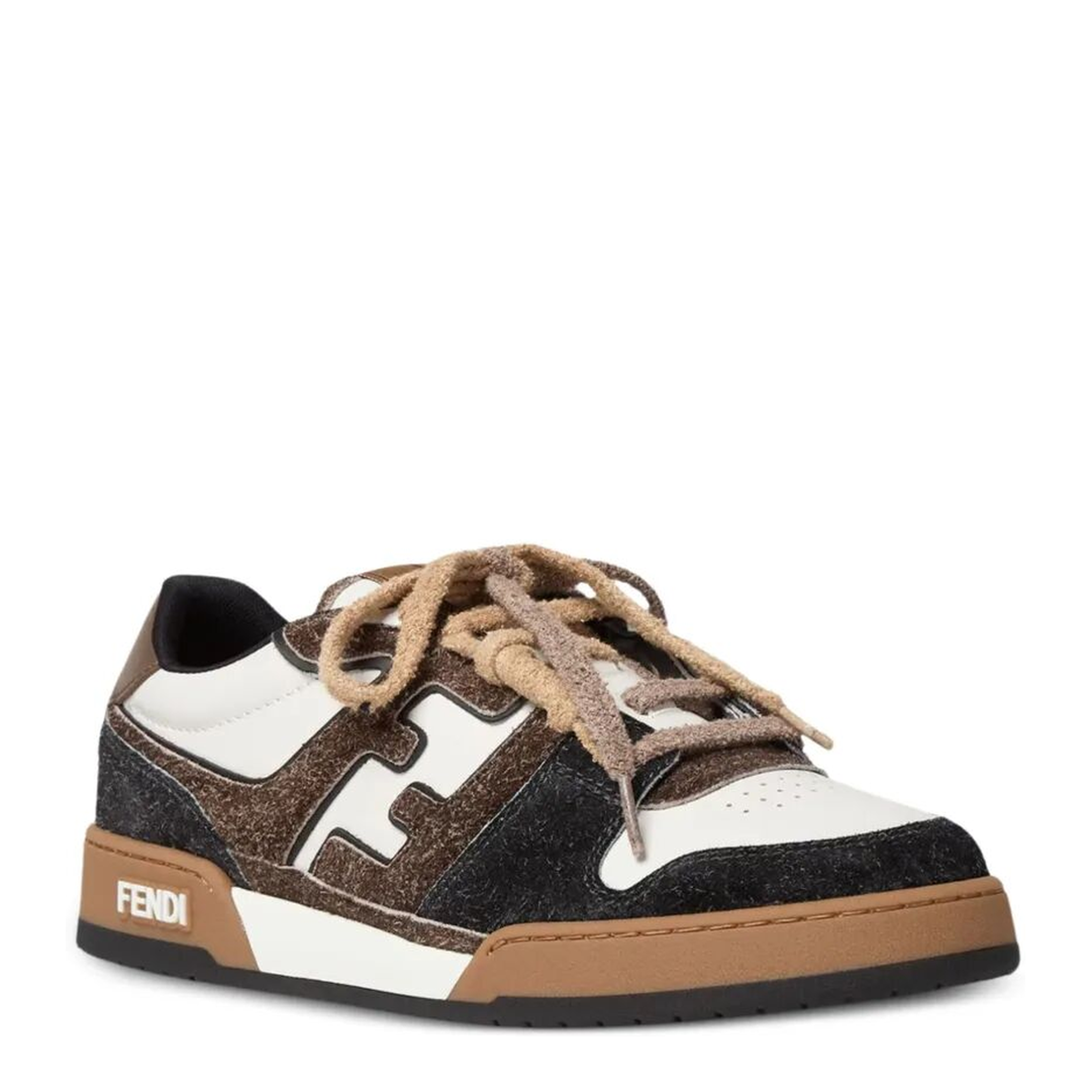 Match Leather and Suede Sneakers - Image 2