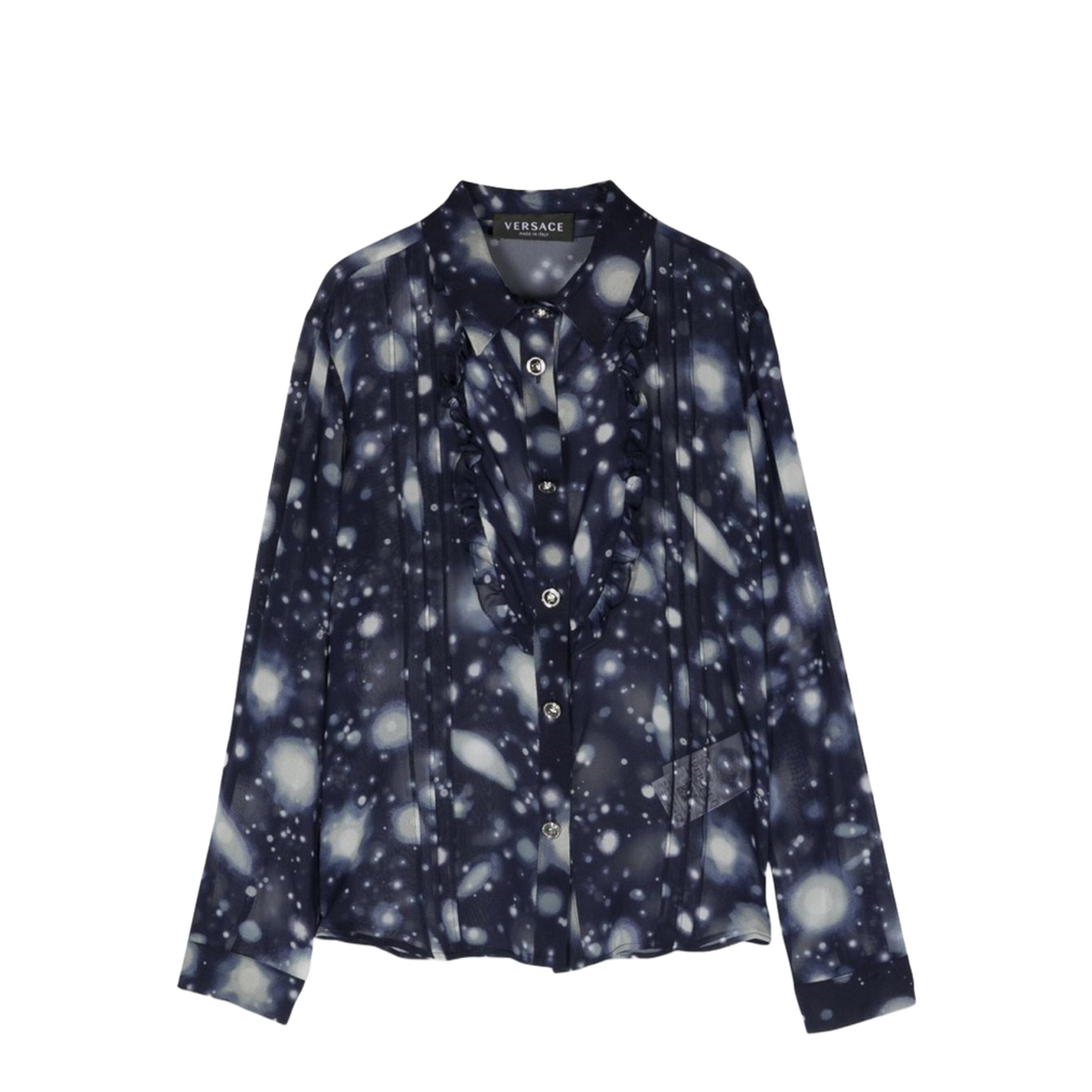 Multicolour Solar System Silk Shirt - Image 1
