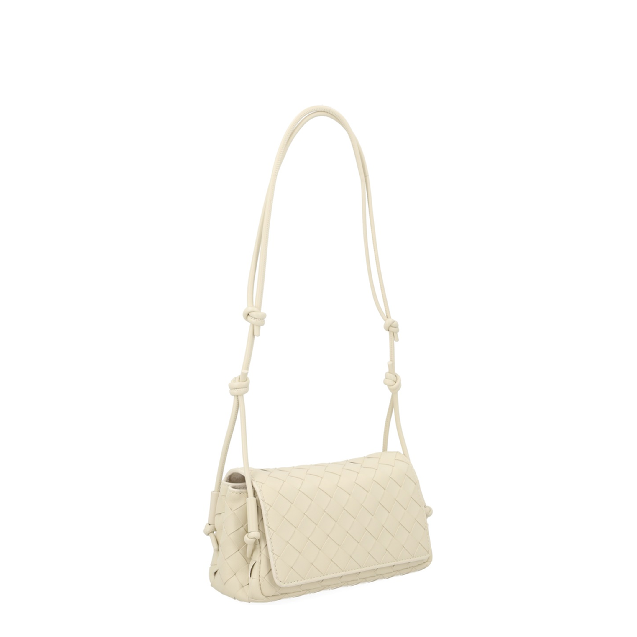 Notturno Intrecciato Nappa Crossbody - Sea Salt - Image 3