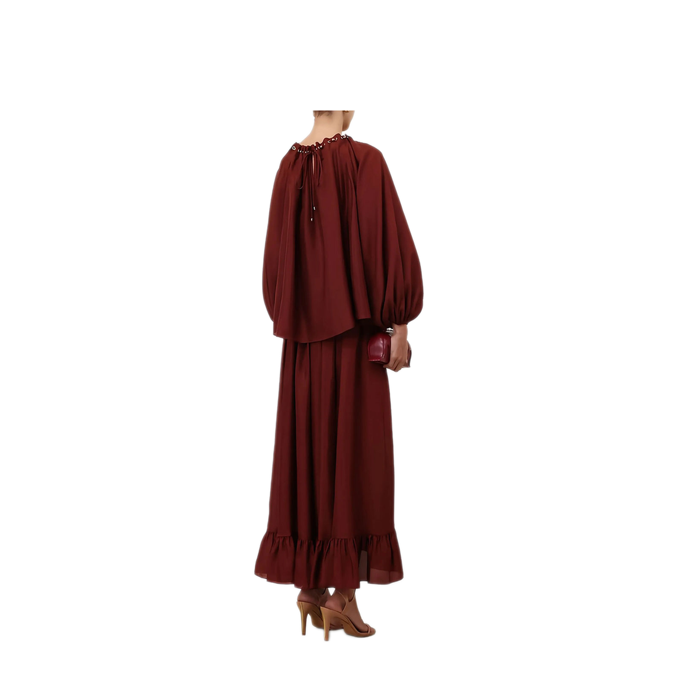 Aster Silk Maxi Skirt - Image 5