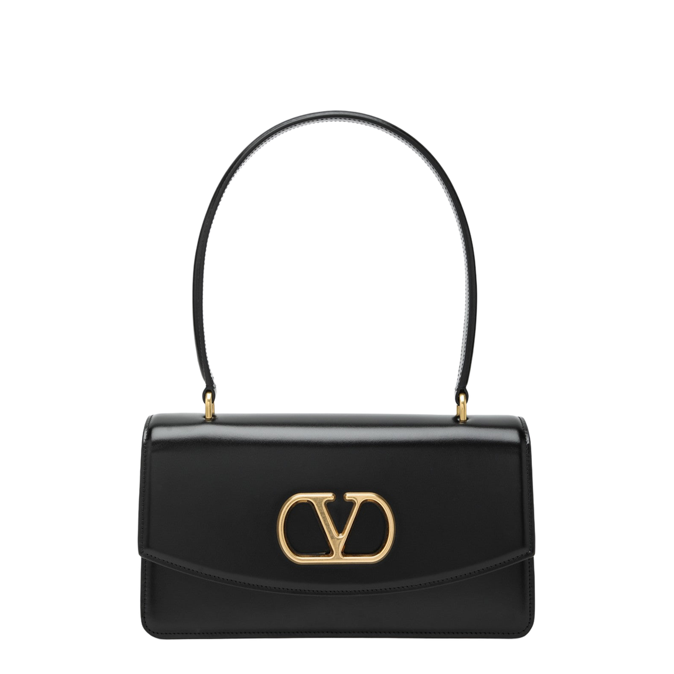 Vain Calfskin Shoulder Bag - Nero - Image 1