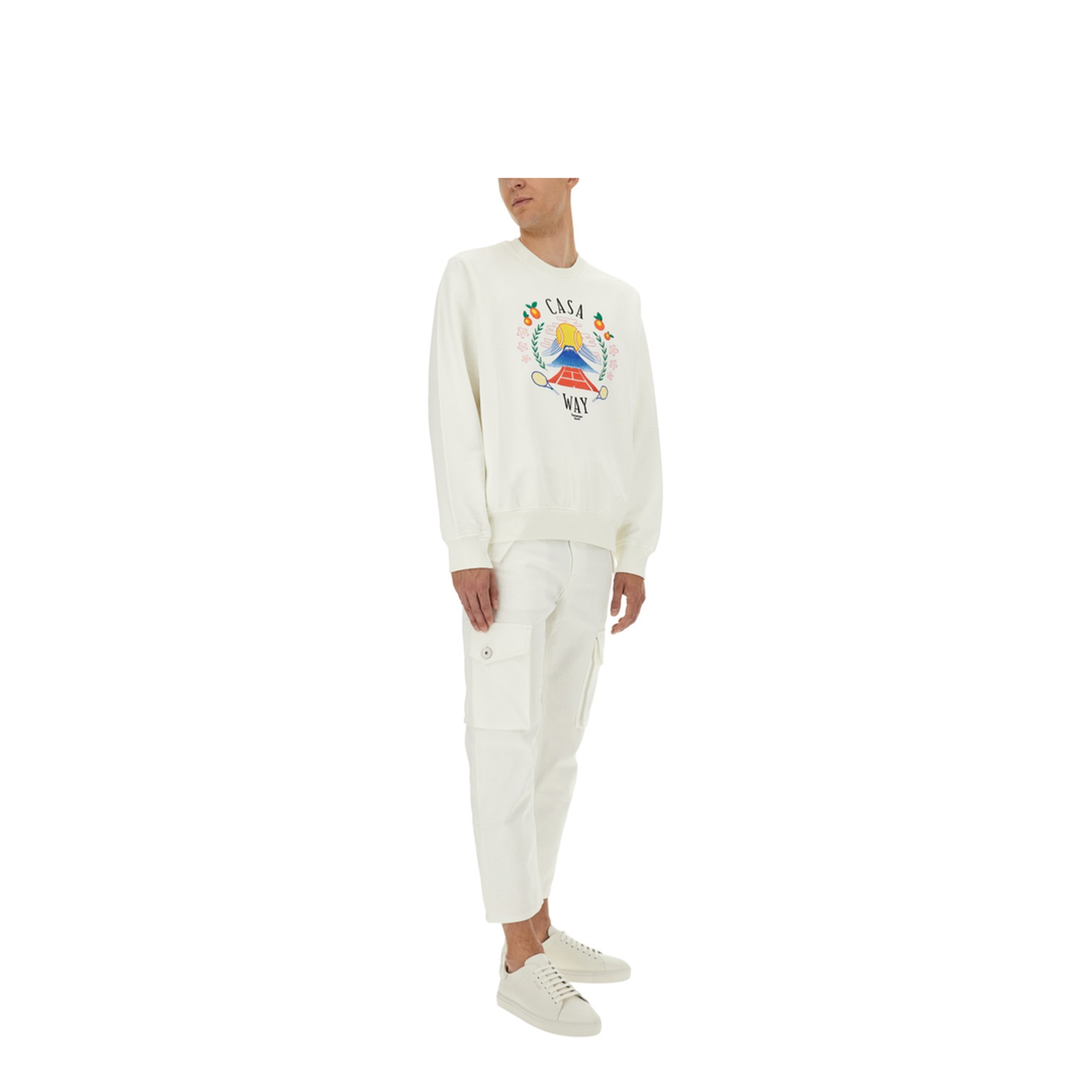 Sweatshirt with Home Way Mountain Embroidery - Image 2