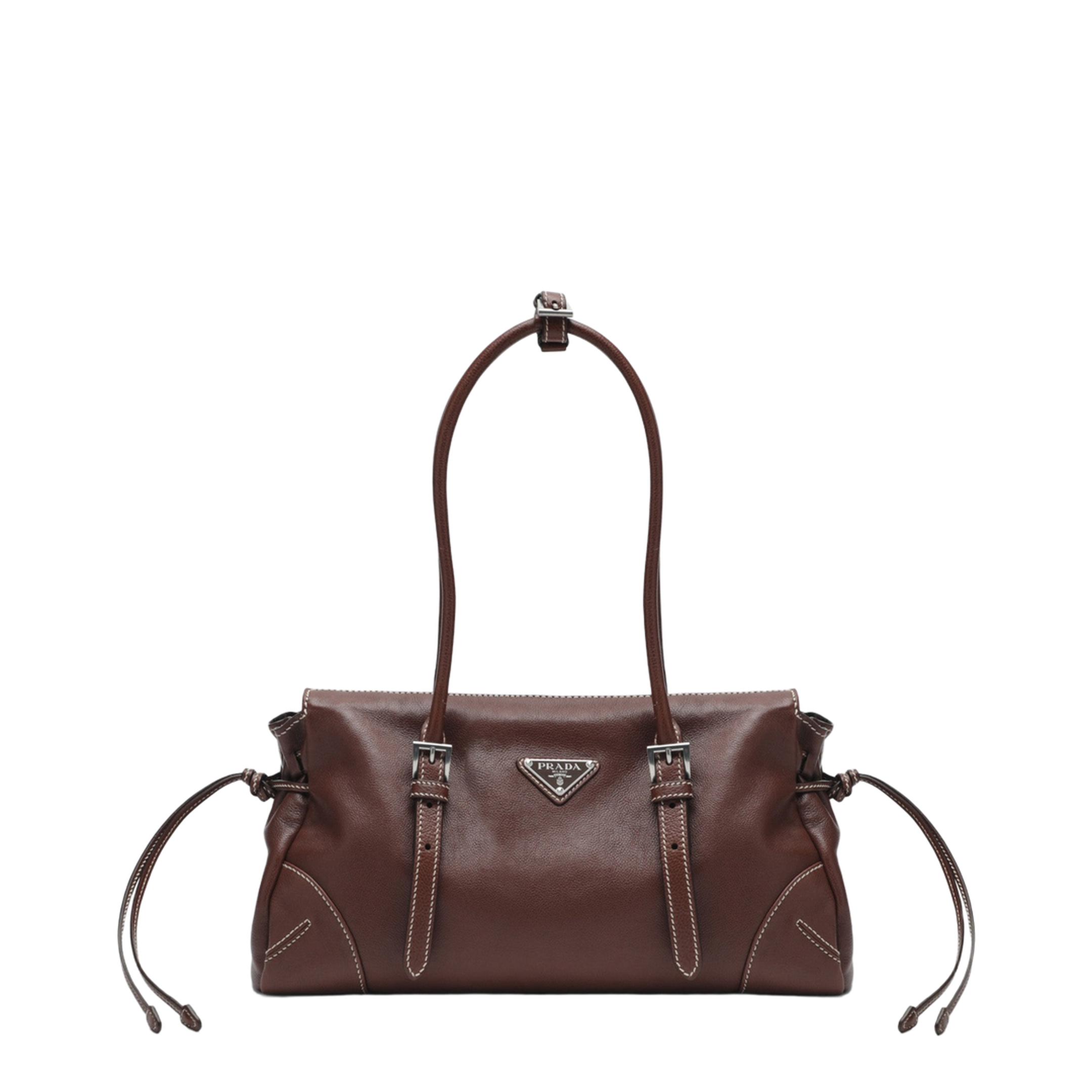 Bonnie Medium Leather Shopping Tote - Chestnut Brown - Image 1