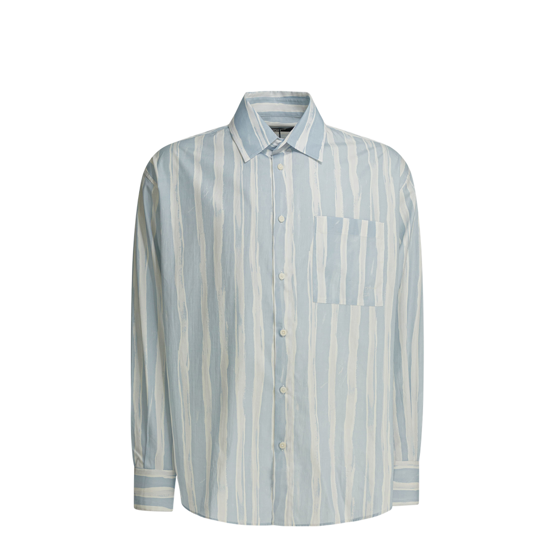 Striped Cotton Shirt - Image 1