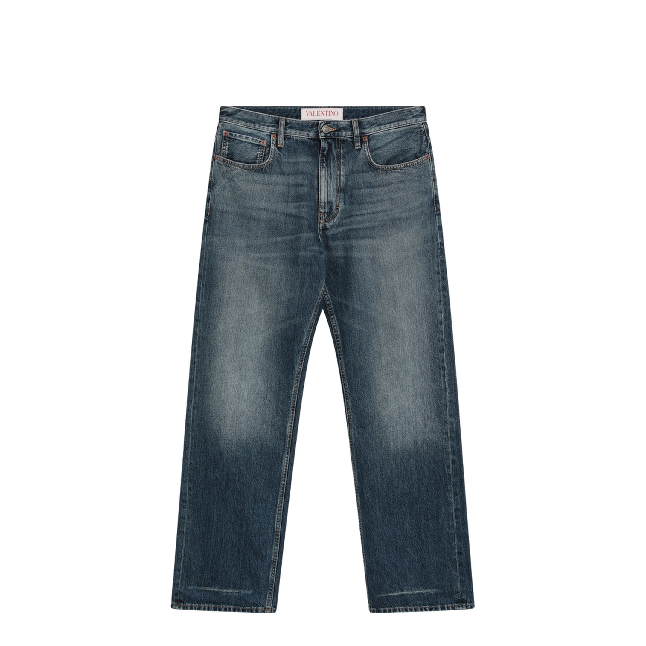 Stonewashed Denim Jeans - Image 1