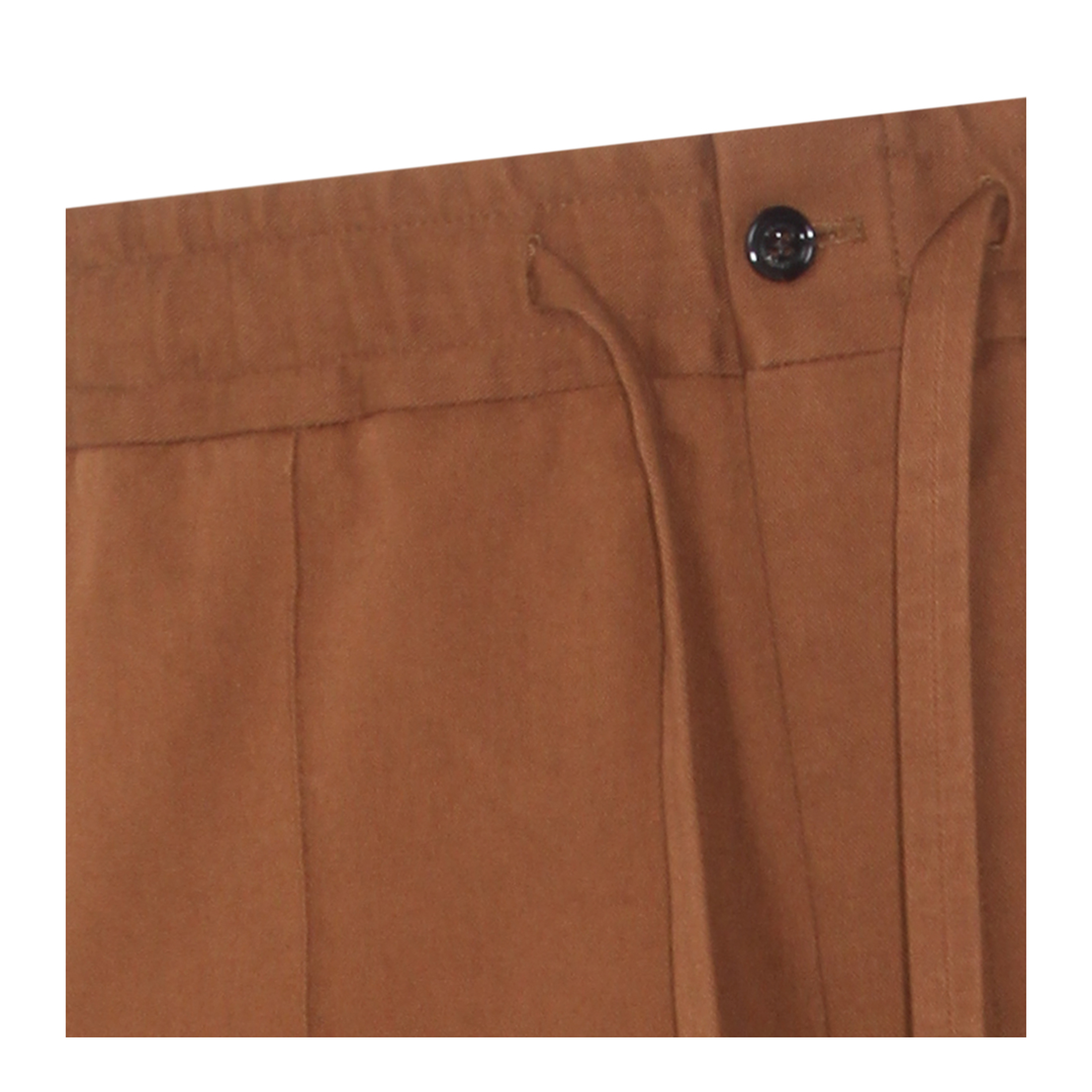 Men's Drawstring Pants Brown - Image 5