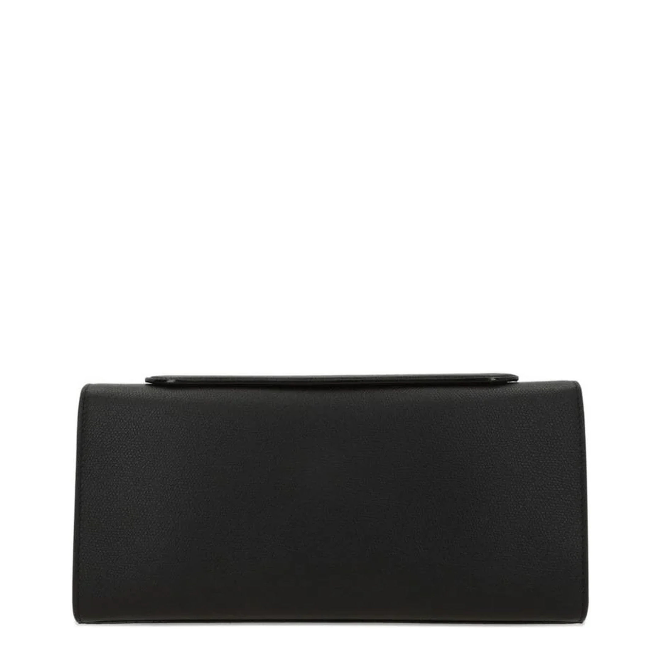 Iside Leather Clutch Bag - Black - Image 3