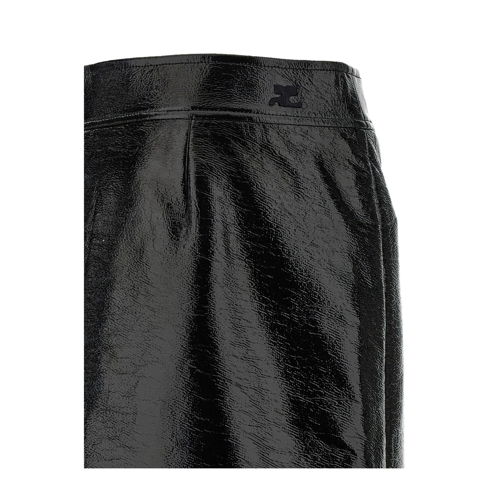 Vinyl Midi Skirt - Image 3