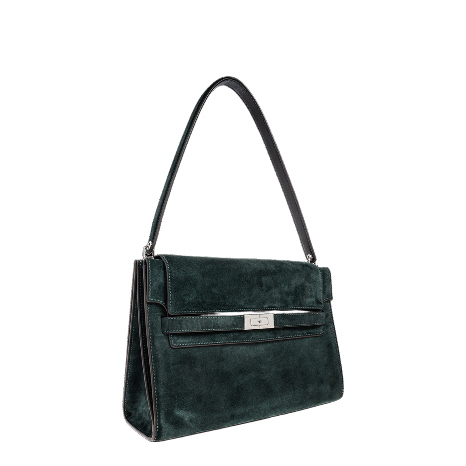 Lee Radziwill Large Shoulder Bag Teal Green - Image 4