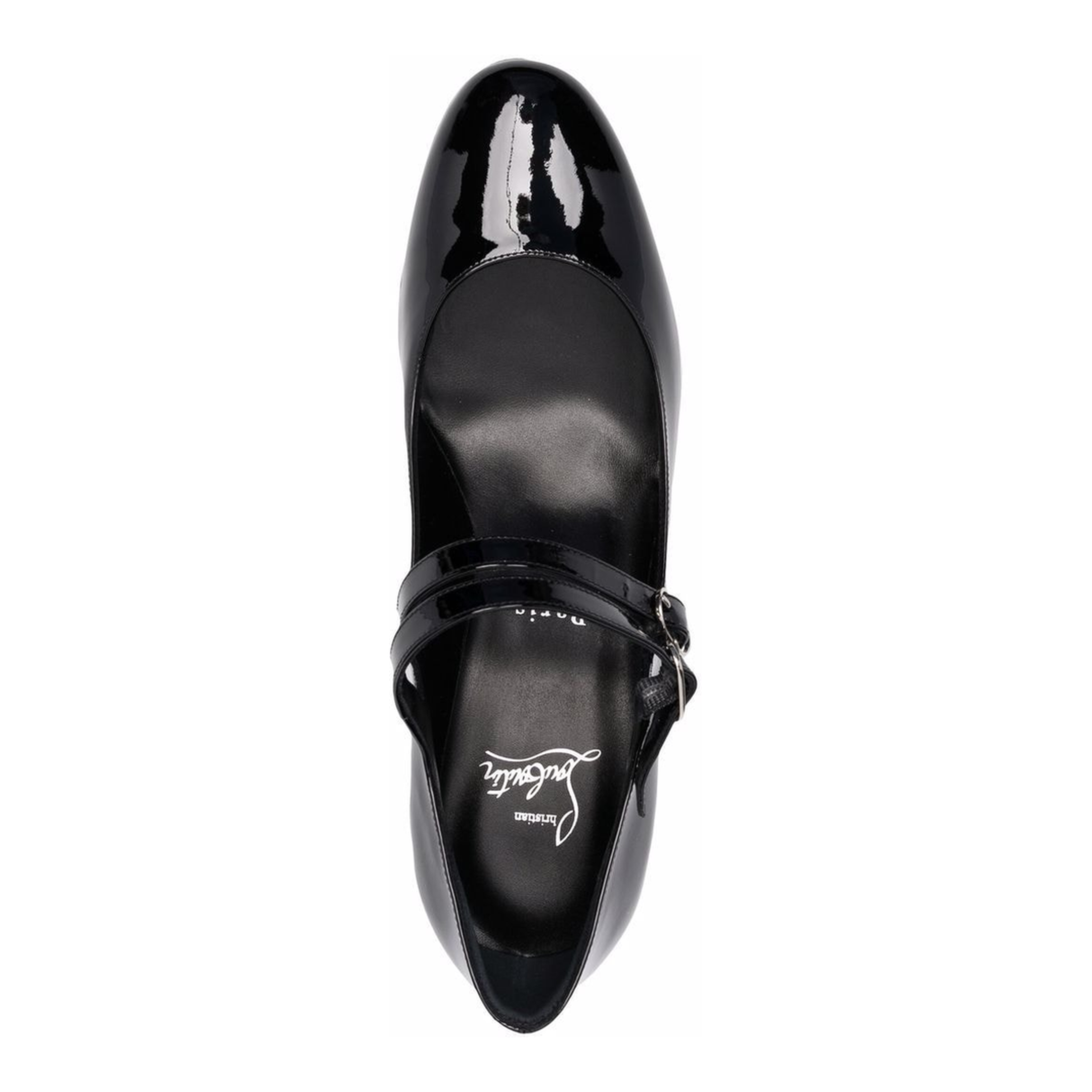 Double Buckle Fastening Block Heel - Image 2