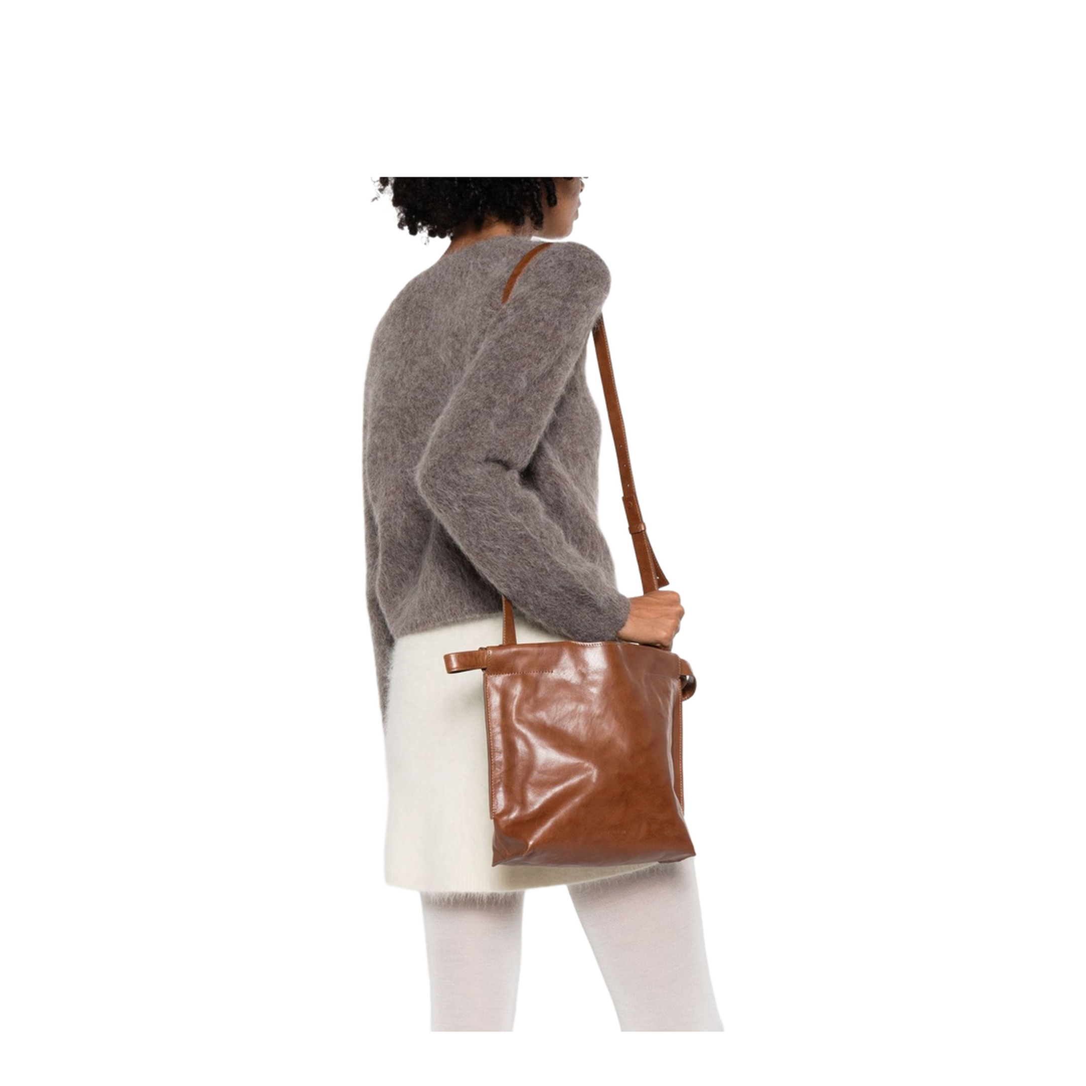 Leather Crossbody Bag - Image 2