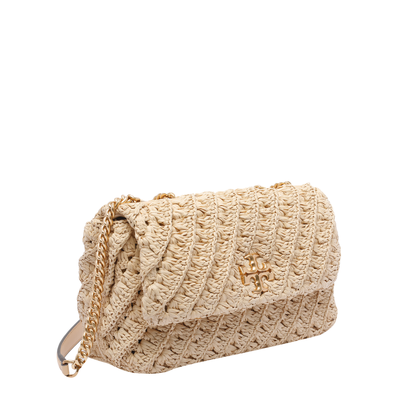 Natural Small Kira Woven Convertible Shoulder Bag - Image 2
