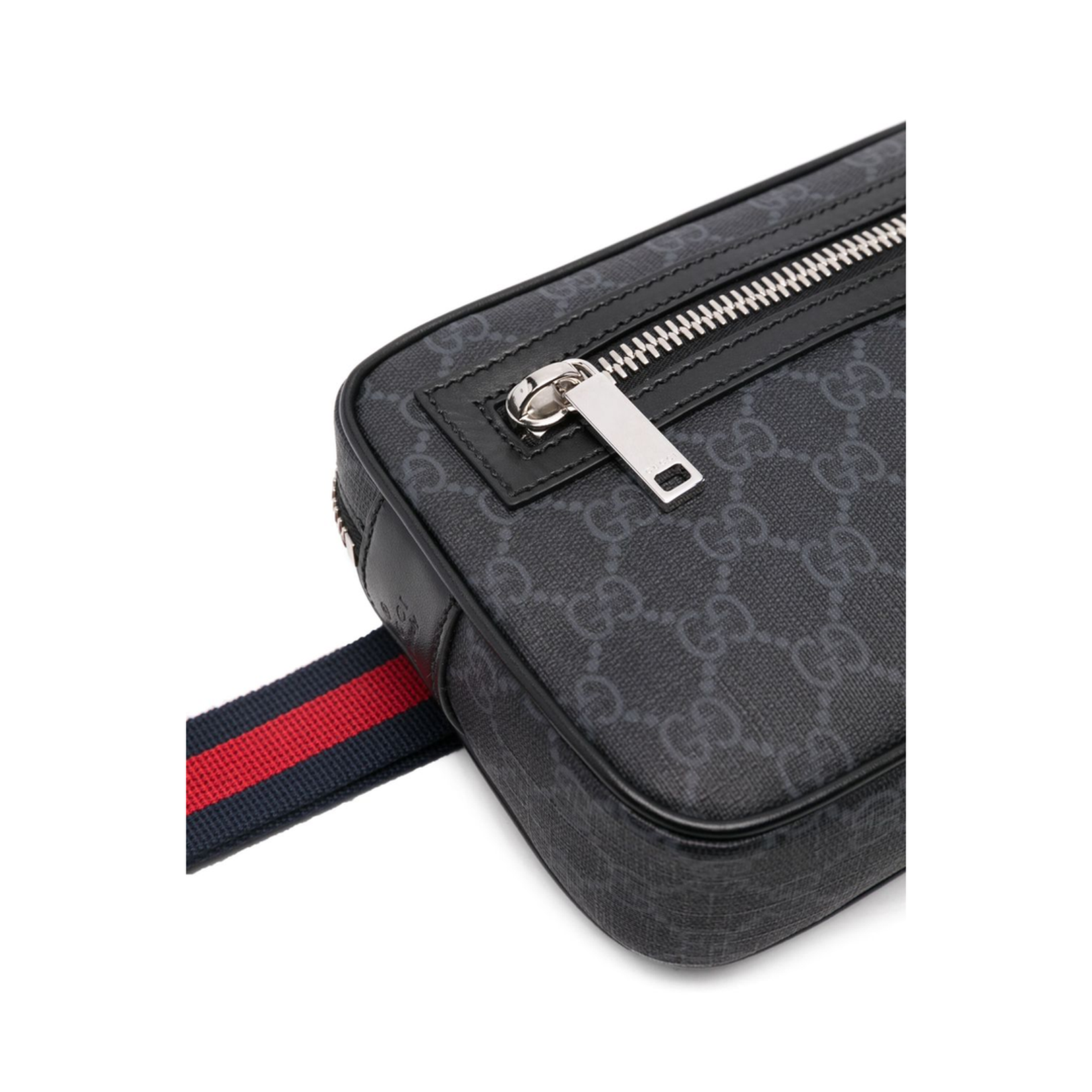 GG Black Canvas Sling Backpack - Black - Image 3