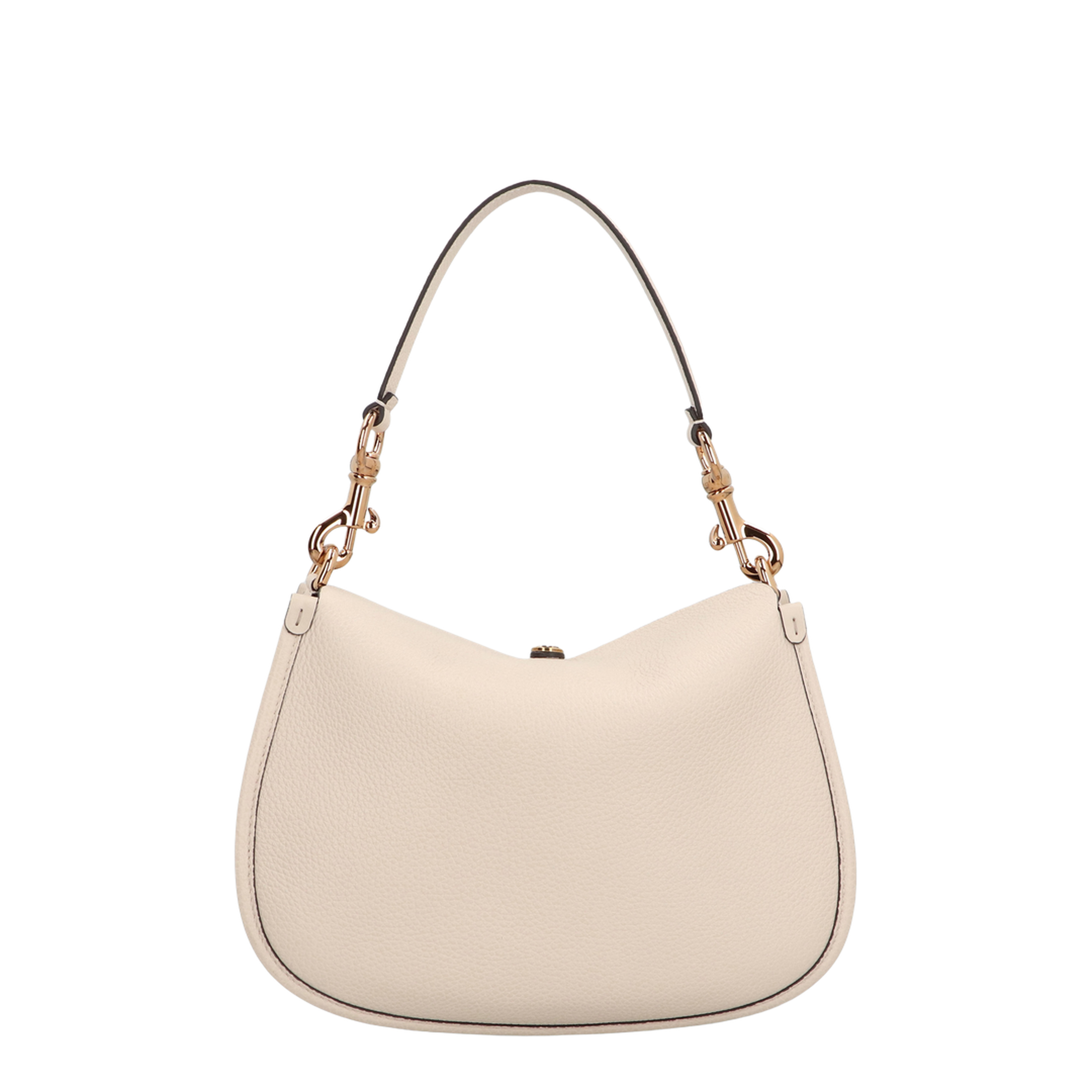Pony Medium Calfskin Shoulder Bag - Cream - Image 4