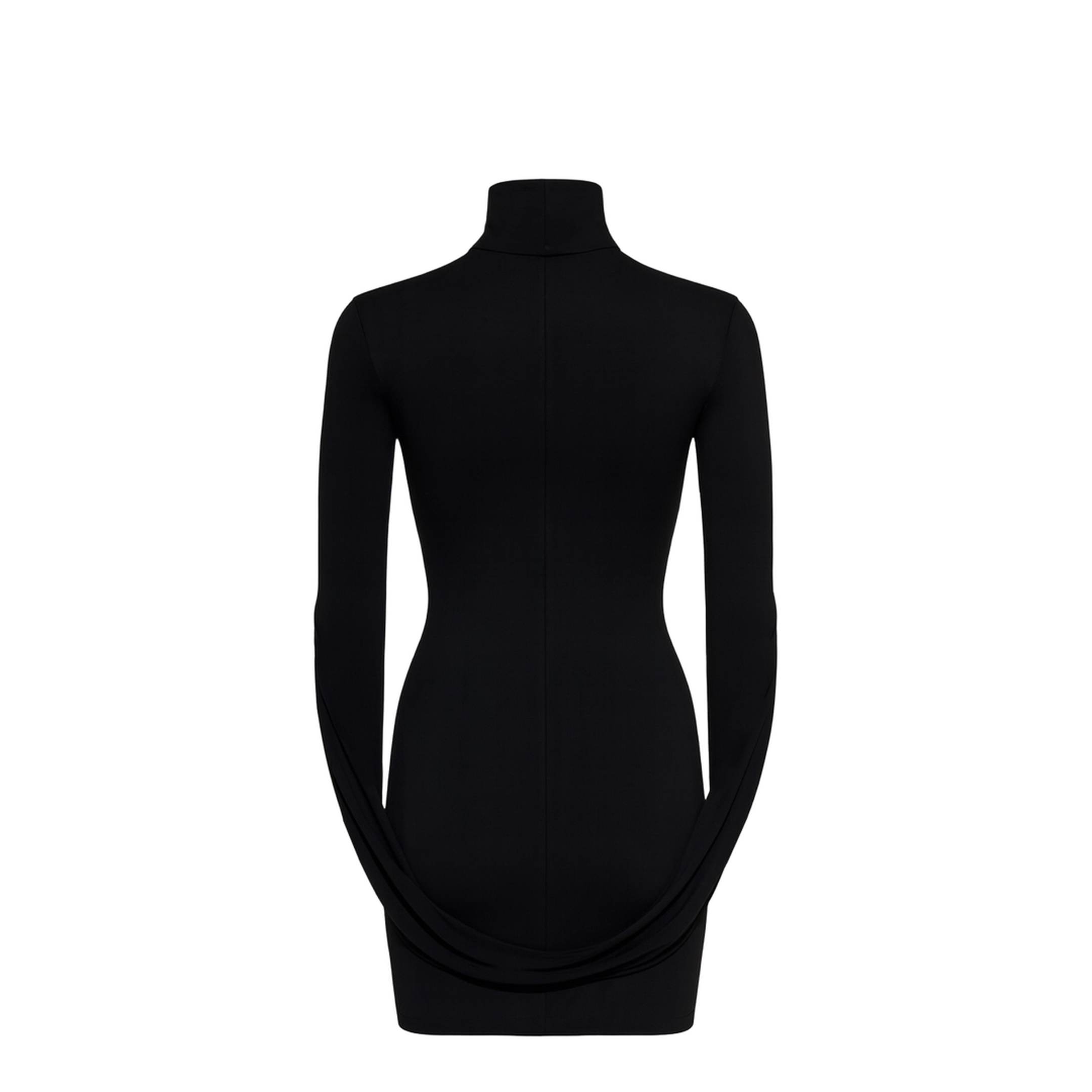 MINI DRAPED DRESS - Image 3