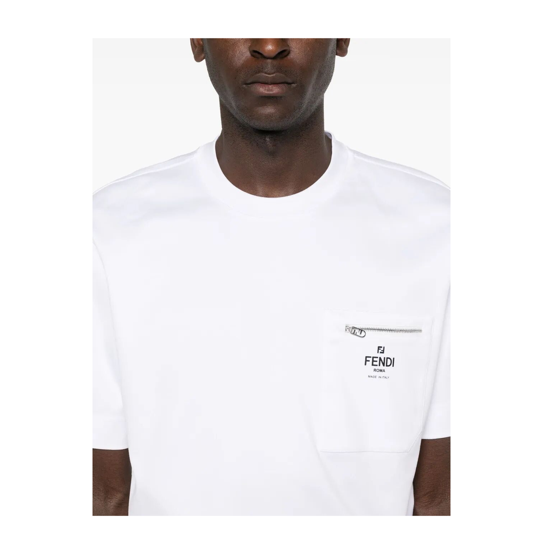 ZIP-DETAIL COTTON T-SHIRT - Image 5