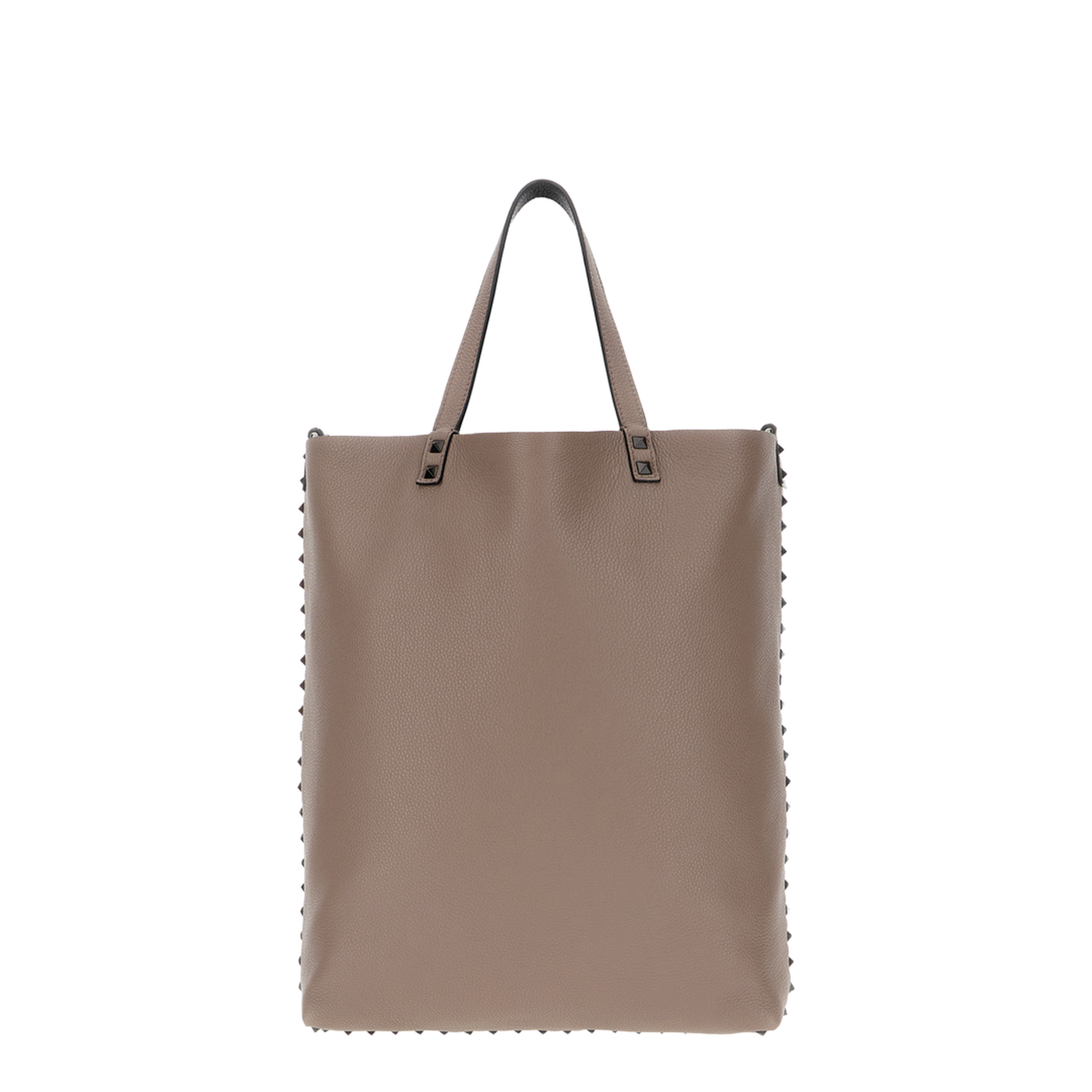 Rockstud Spike Nappa Leather Handbag - Antiqued Pink - Image 1