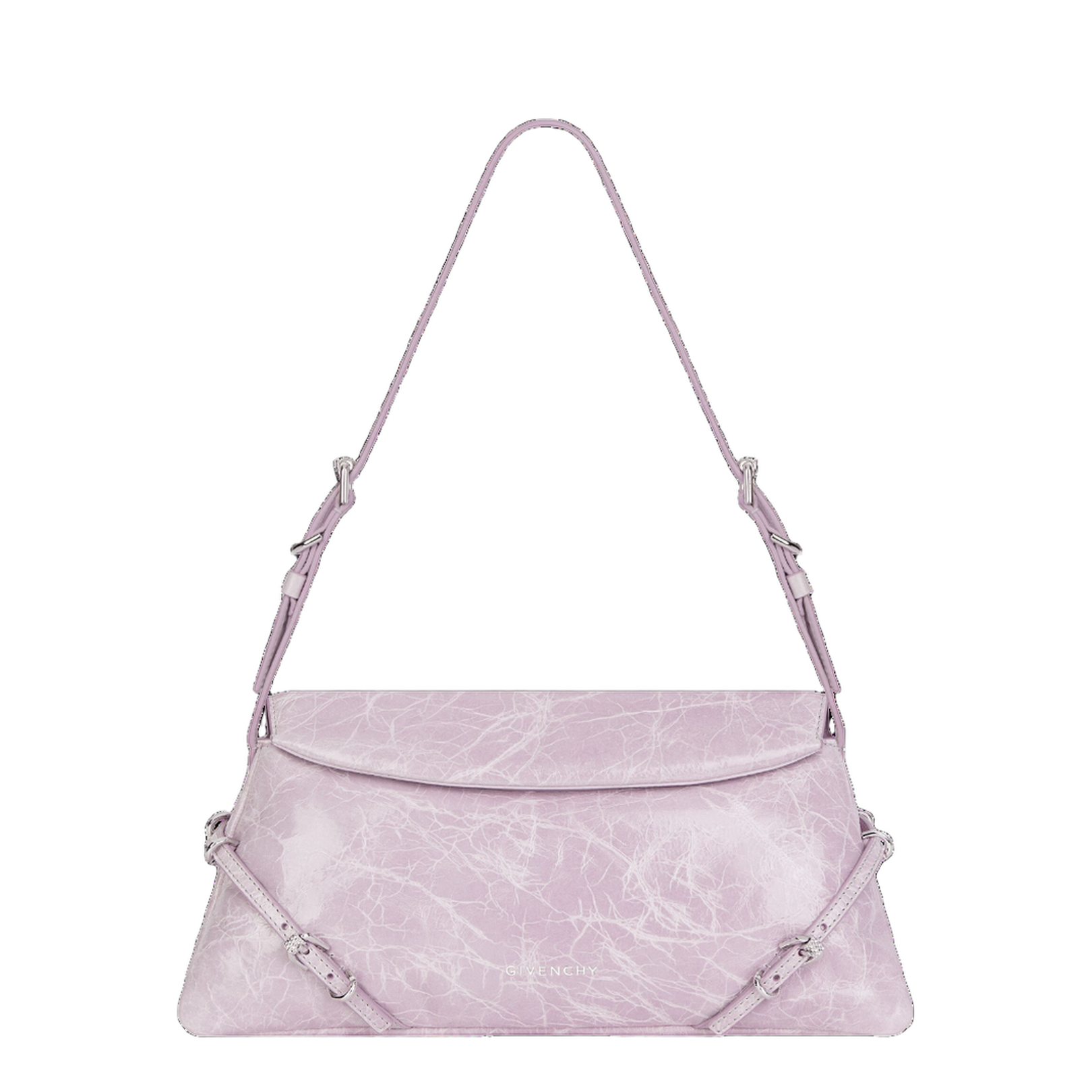 P'tit Voyou Small Bag In Crackled Patent Leather - Image 1