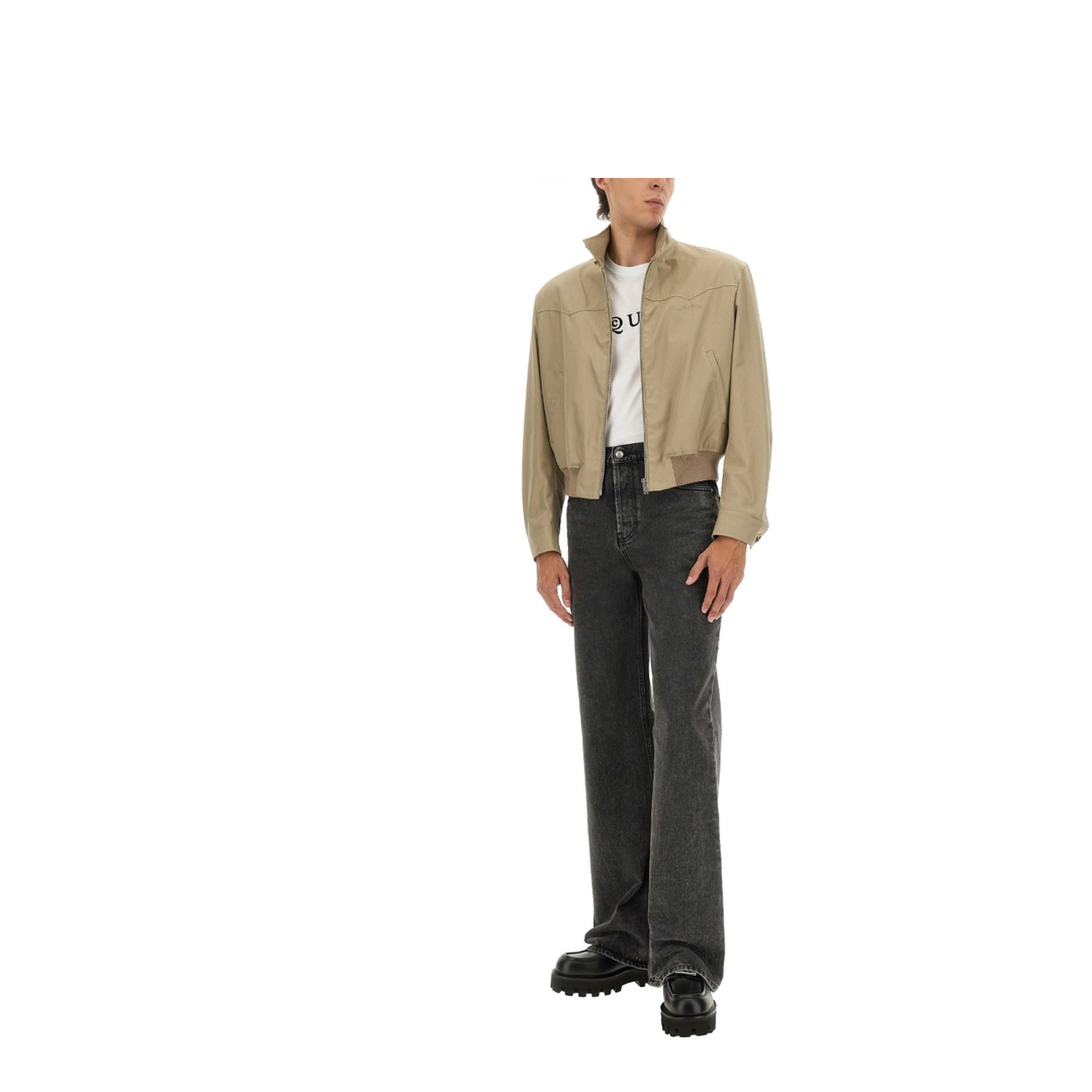 Harrington Cropped Jacket - Image 2