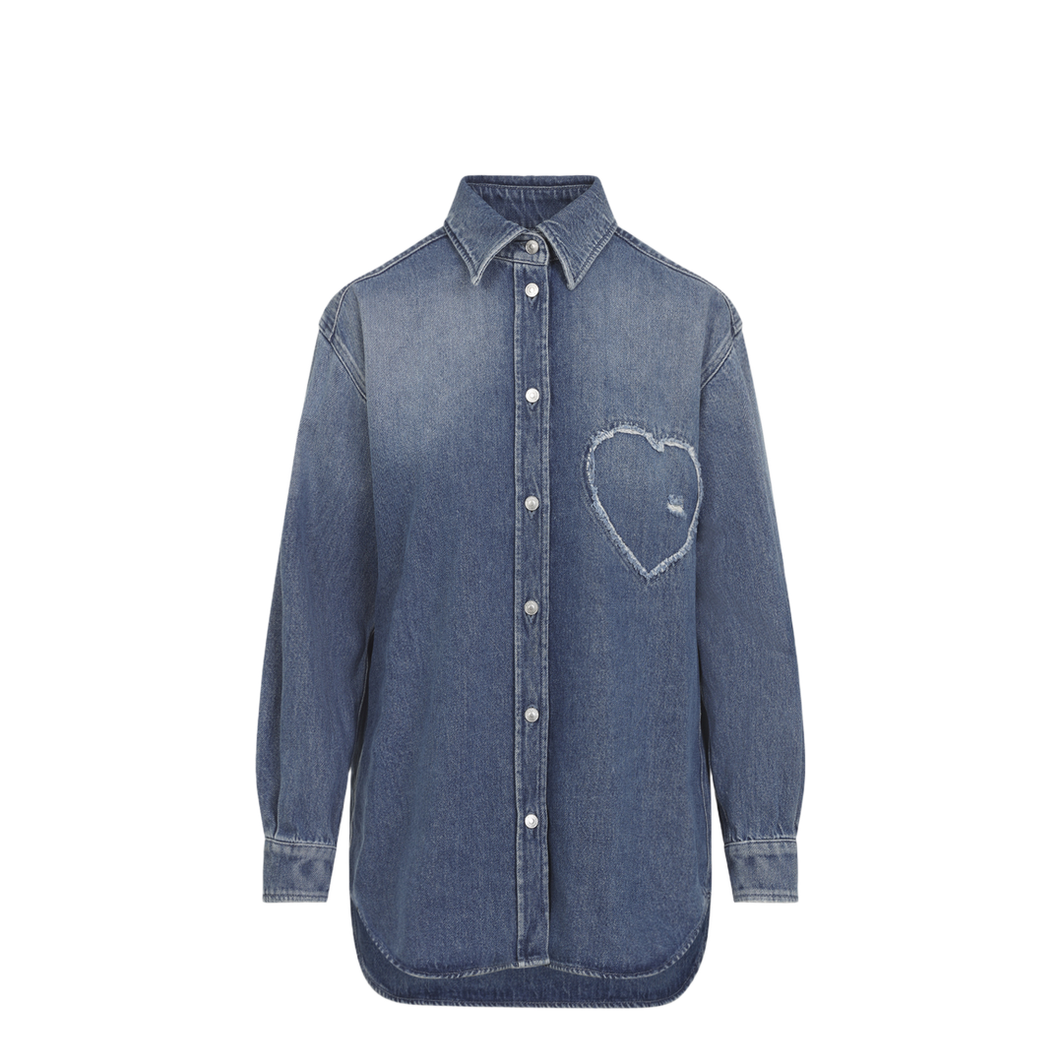 Heart Denim Shirt - Image 1