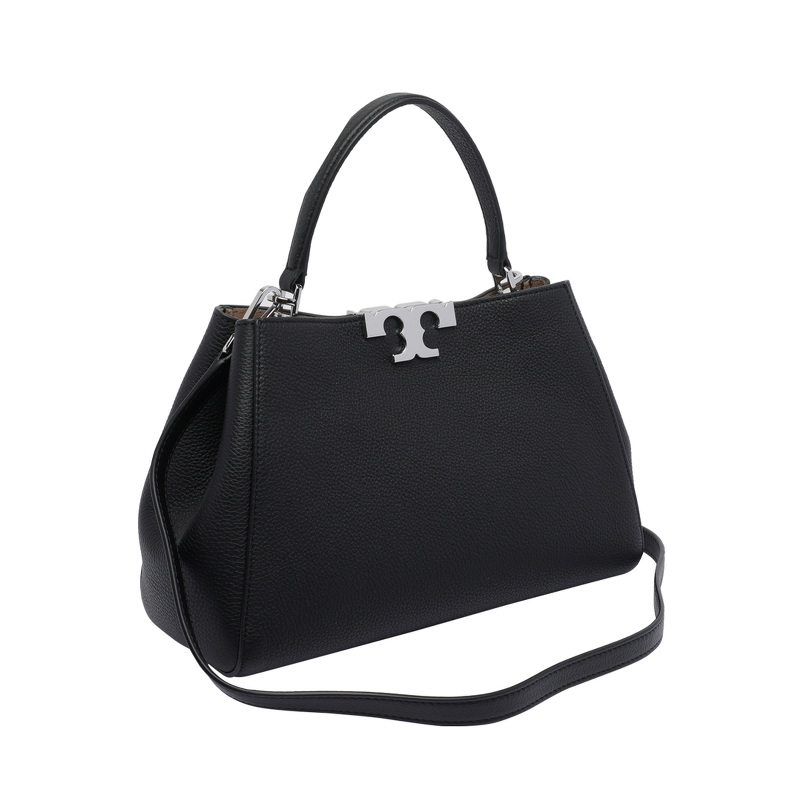 Eleanor Pebbled Medium Satchel Bag - Image 2