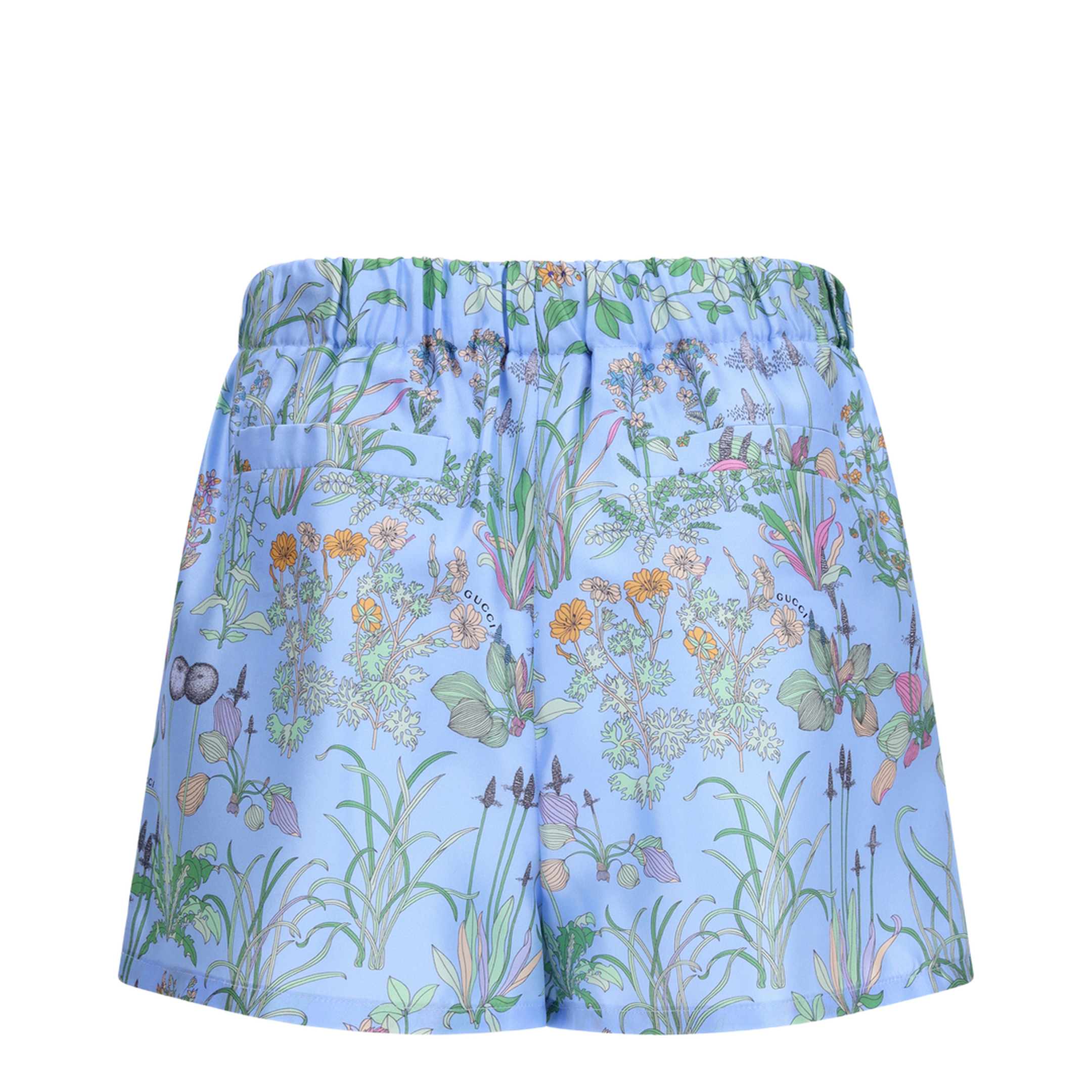 Printed Silk Twill Shorts - Image 2