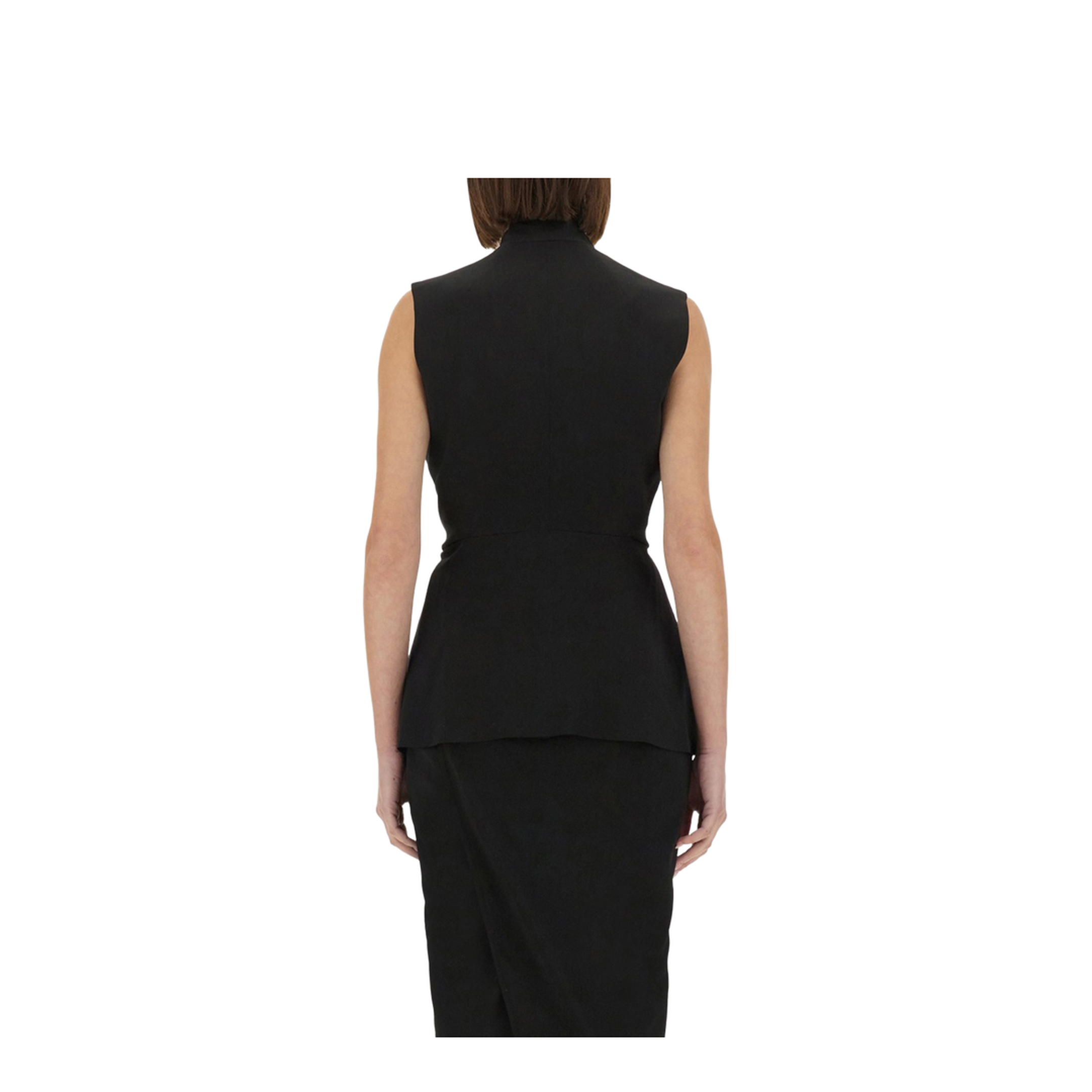 Structured Sleeveless Jacket - Image 4