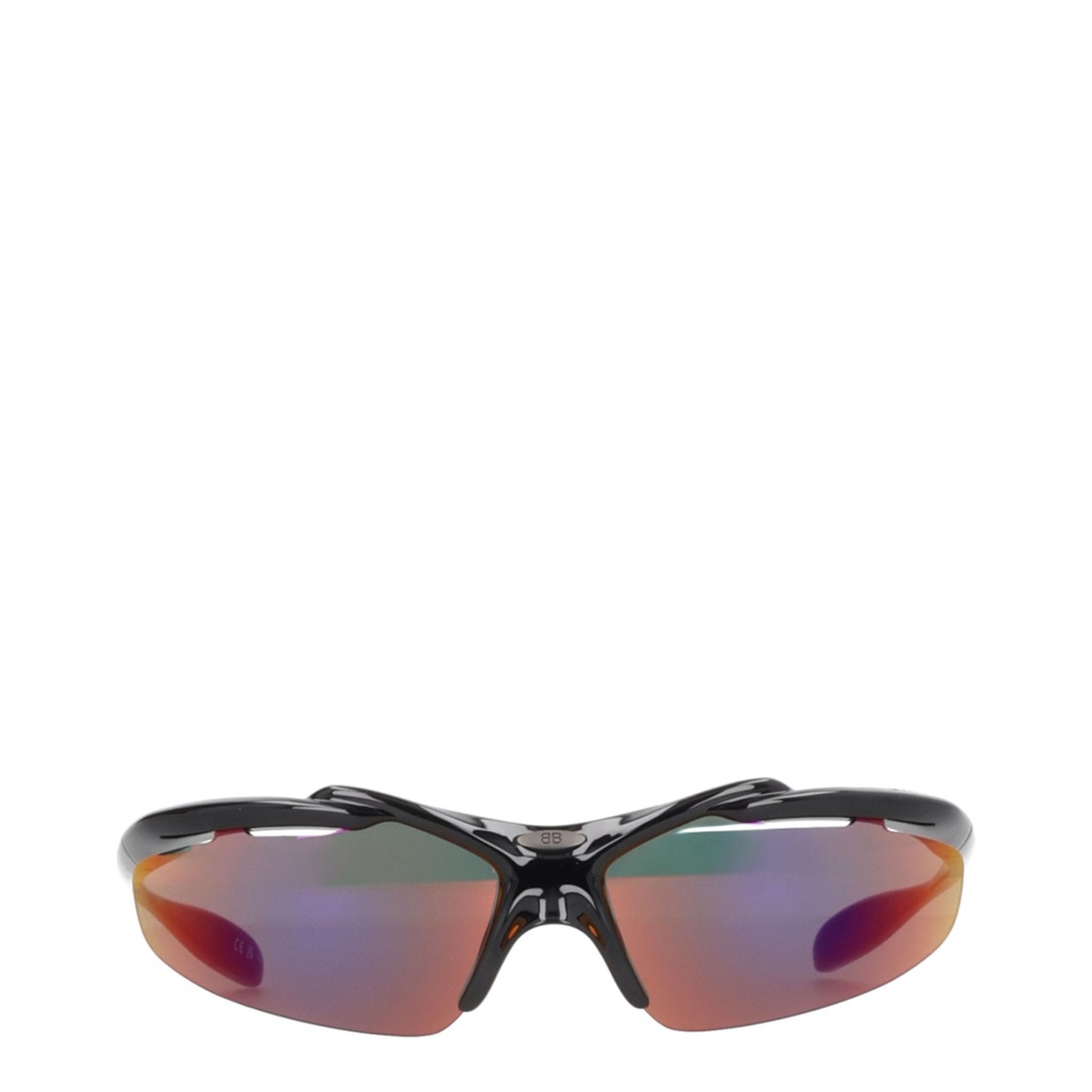 Turbo D-frame Sunglasses in Black - Image 1