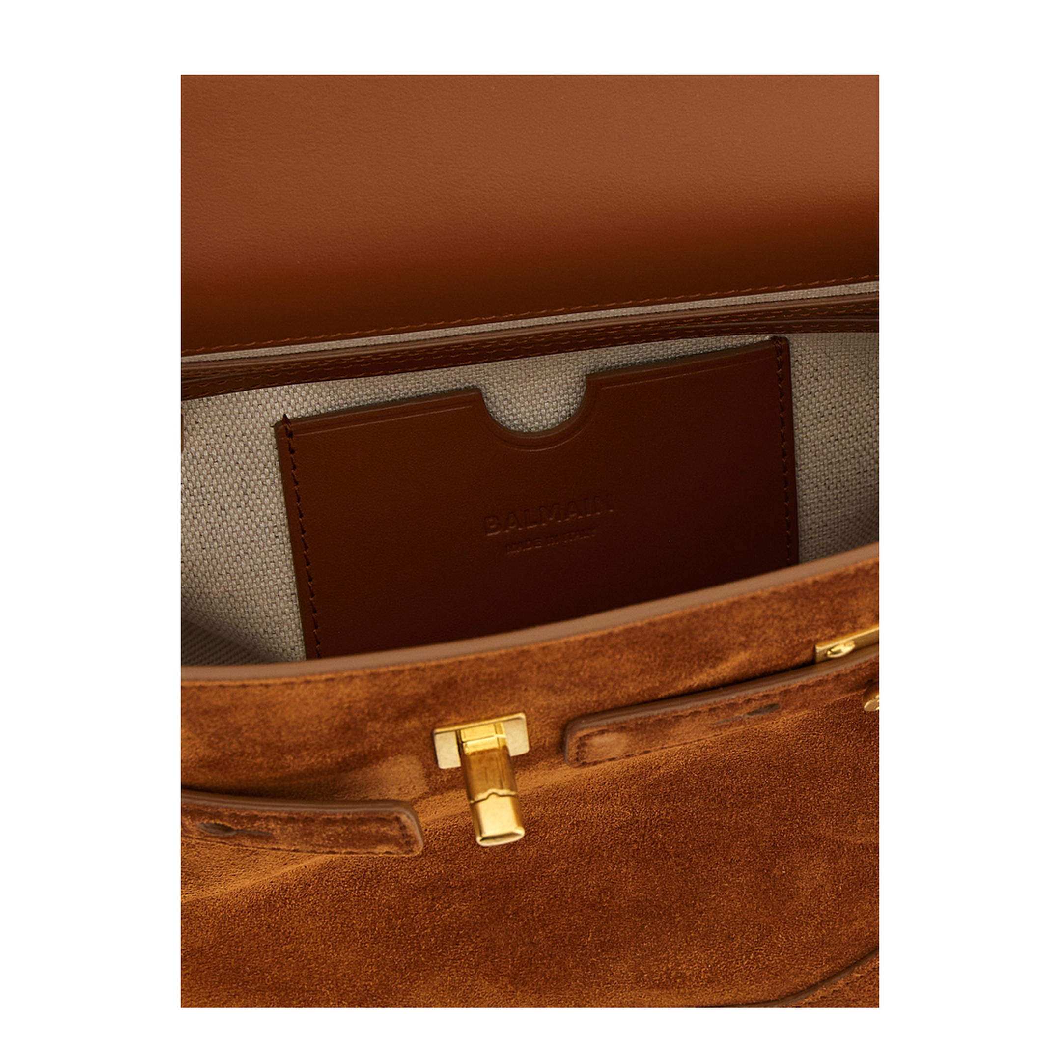 B-Buzz 23 Suede Handbag - Brown - Image 3