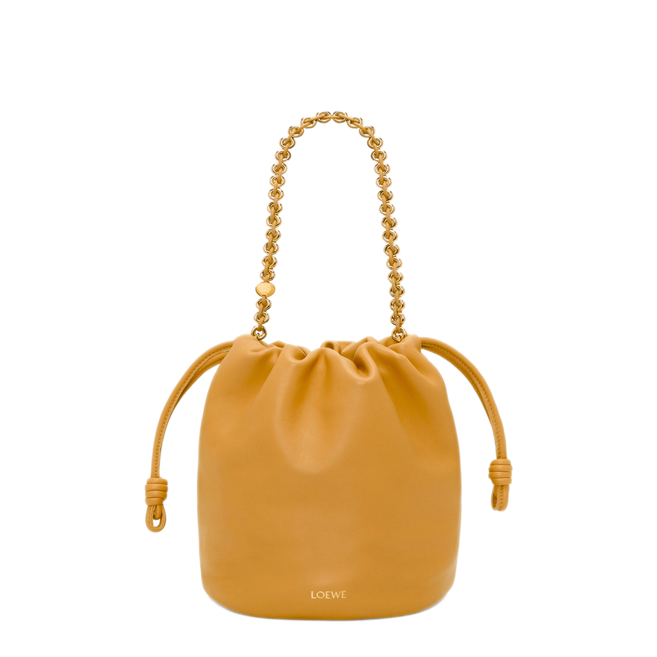 Flamenco Lambskin Bucket Bag - Black - Image 1