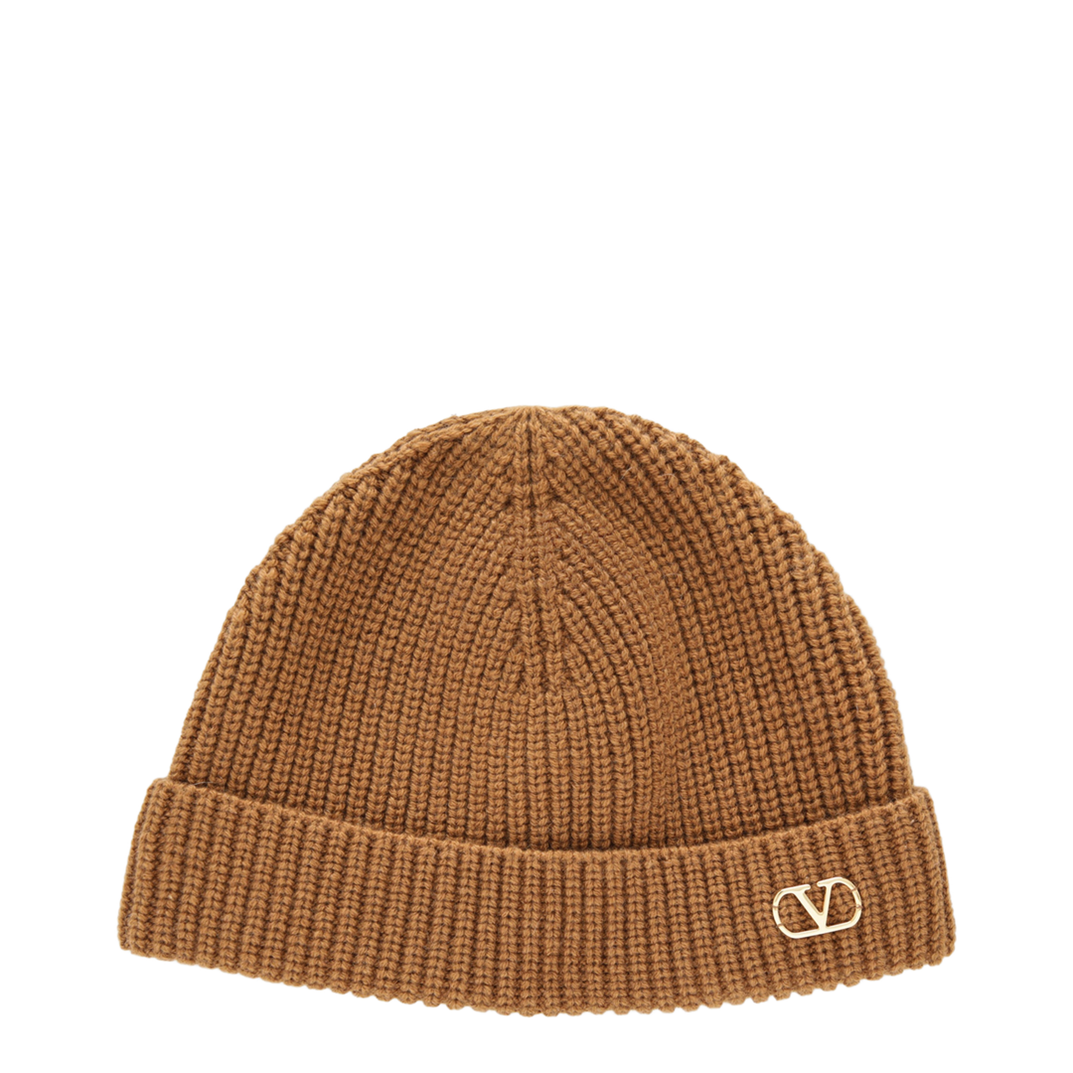 Camel Vlogo Signature Cashmere Beanie - Image 1