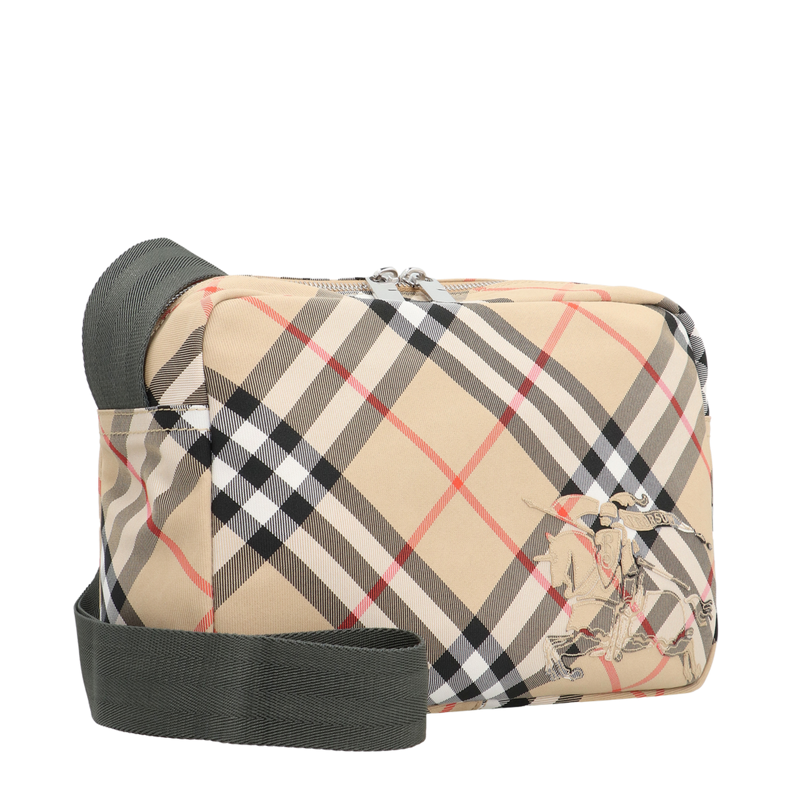 Check Crossbody Bag - Image 3