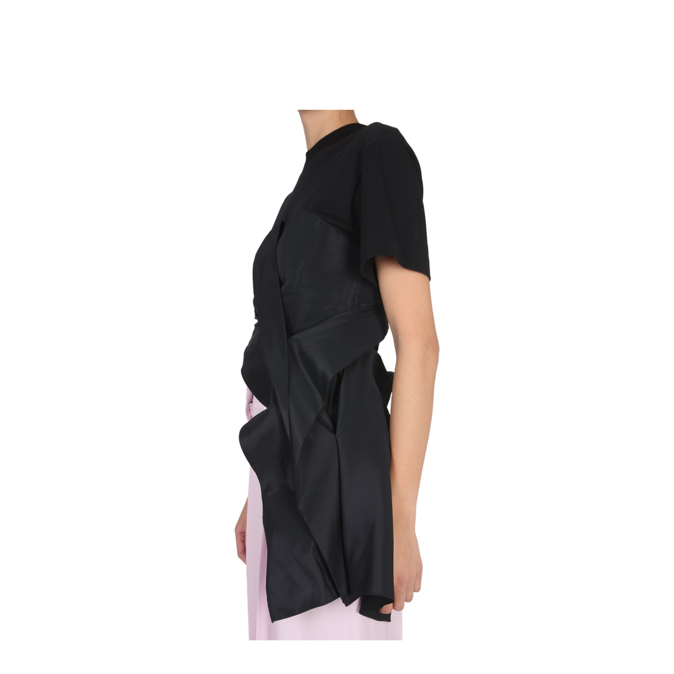 Draped Hybrid T-Shirt - Image 4