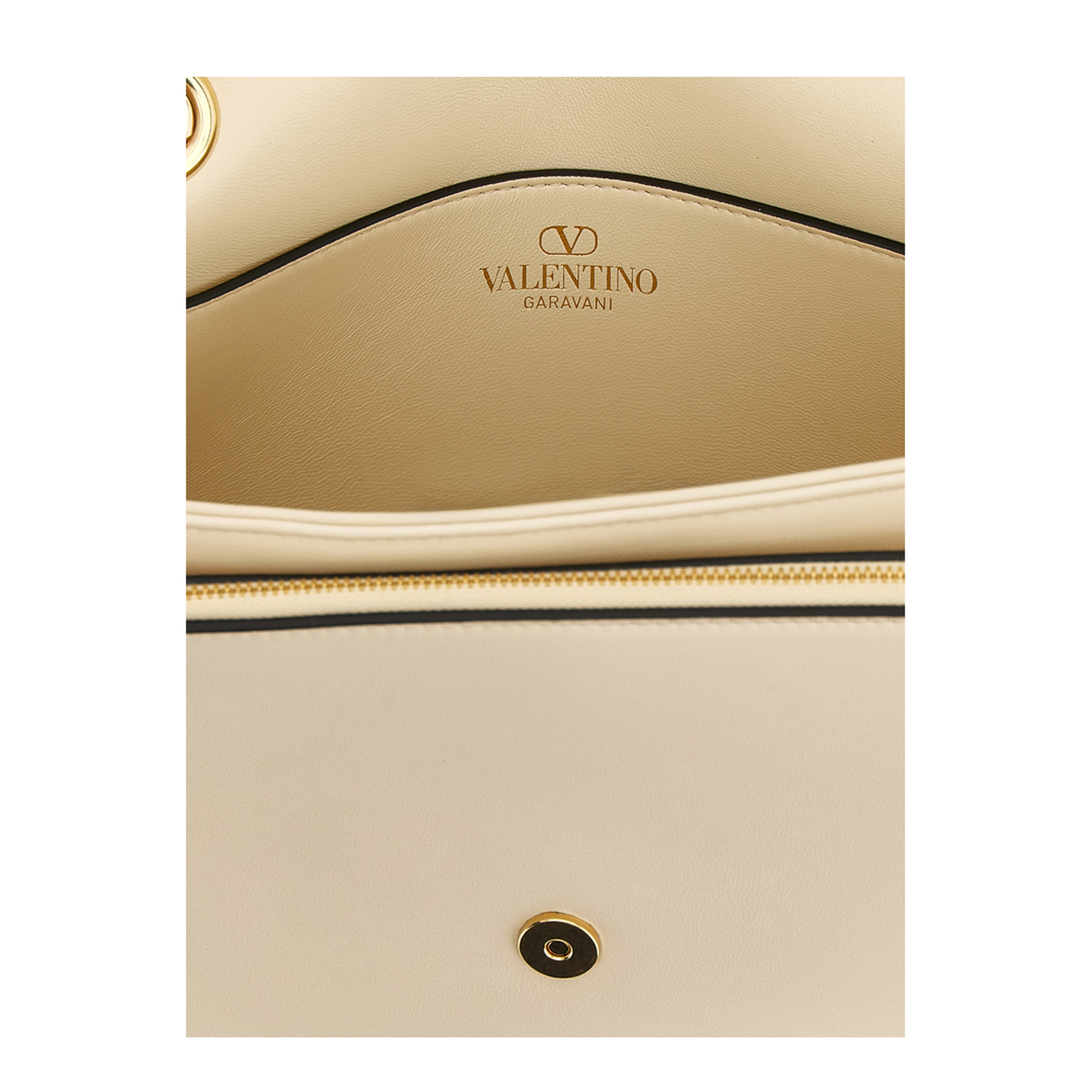 Djuna Medium Nappa Leather Chain Bag - Butter - Image 4