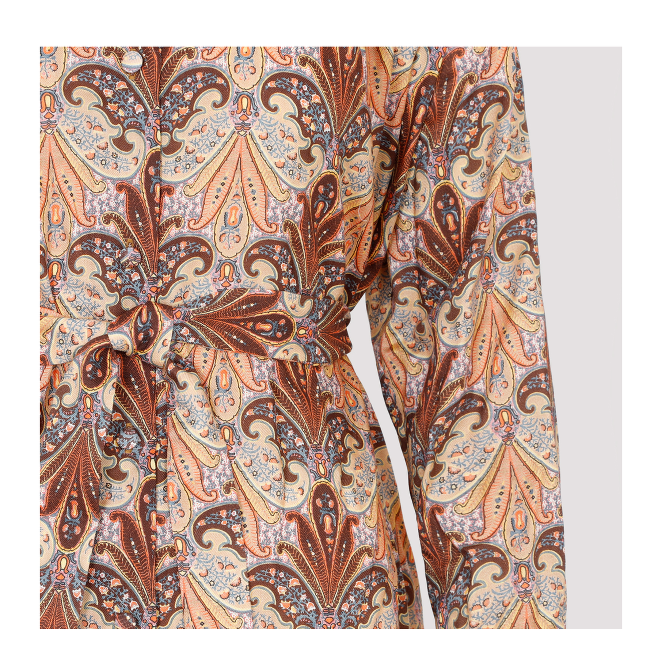 Printed Shirt Dress - Image 6